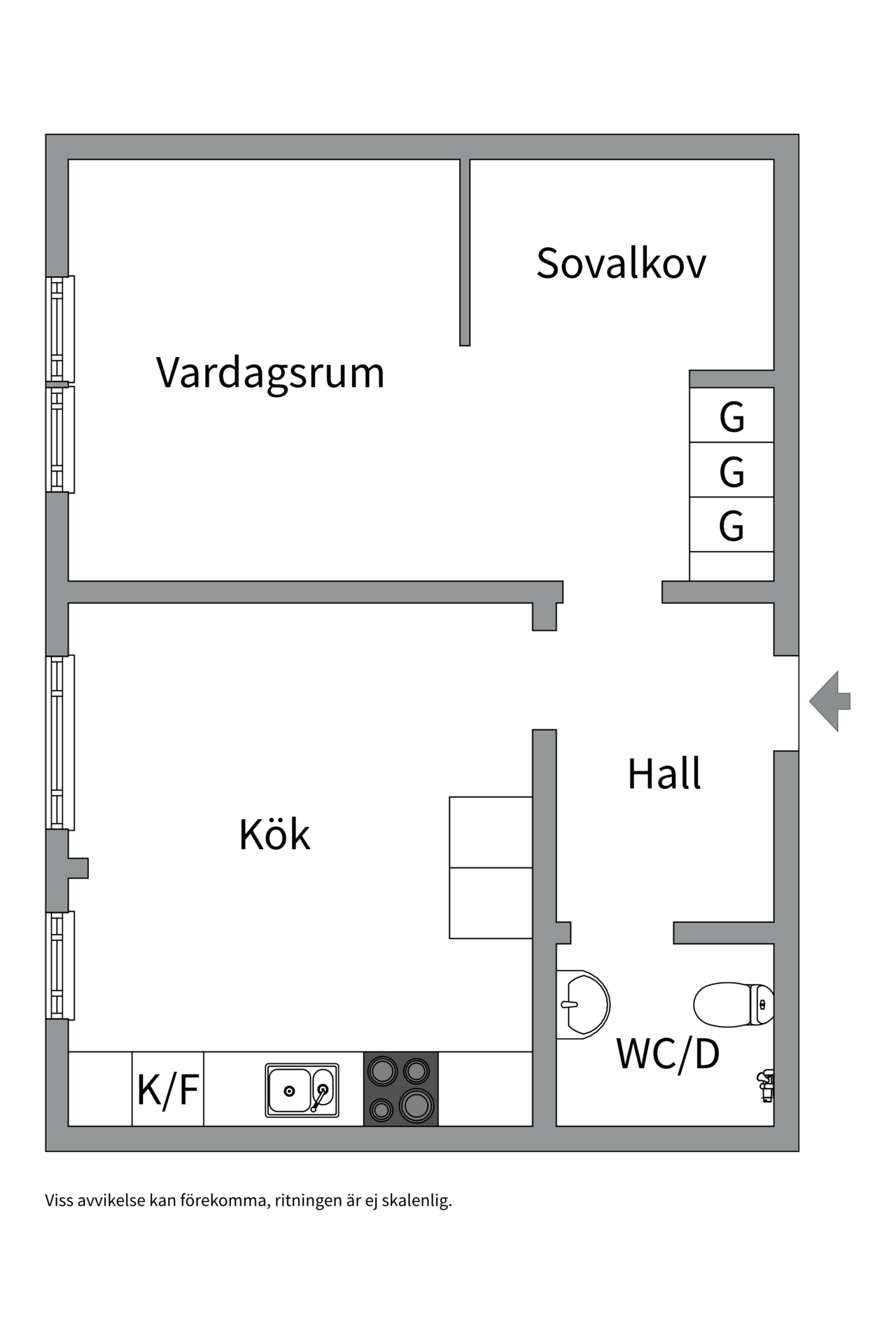 Bostadsbild från S:t Olofsgatan 56C, Kommande i Höganäs, Uppsala
