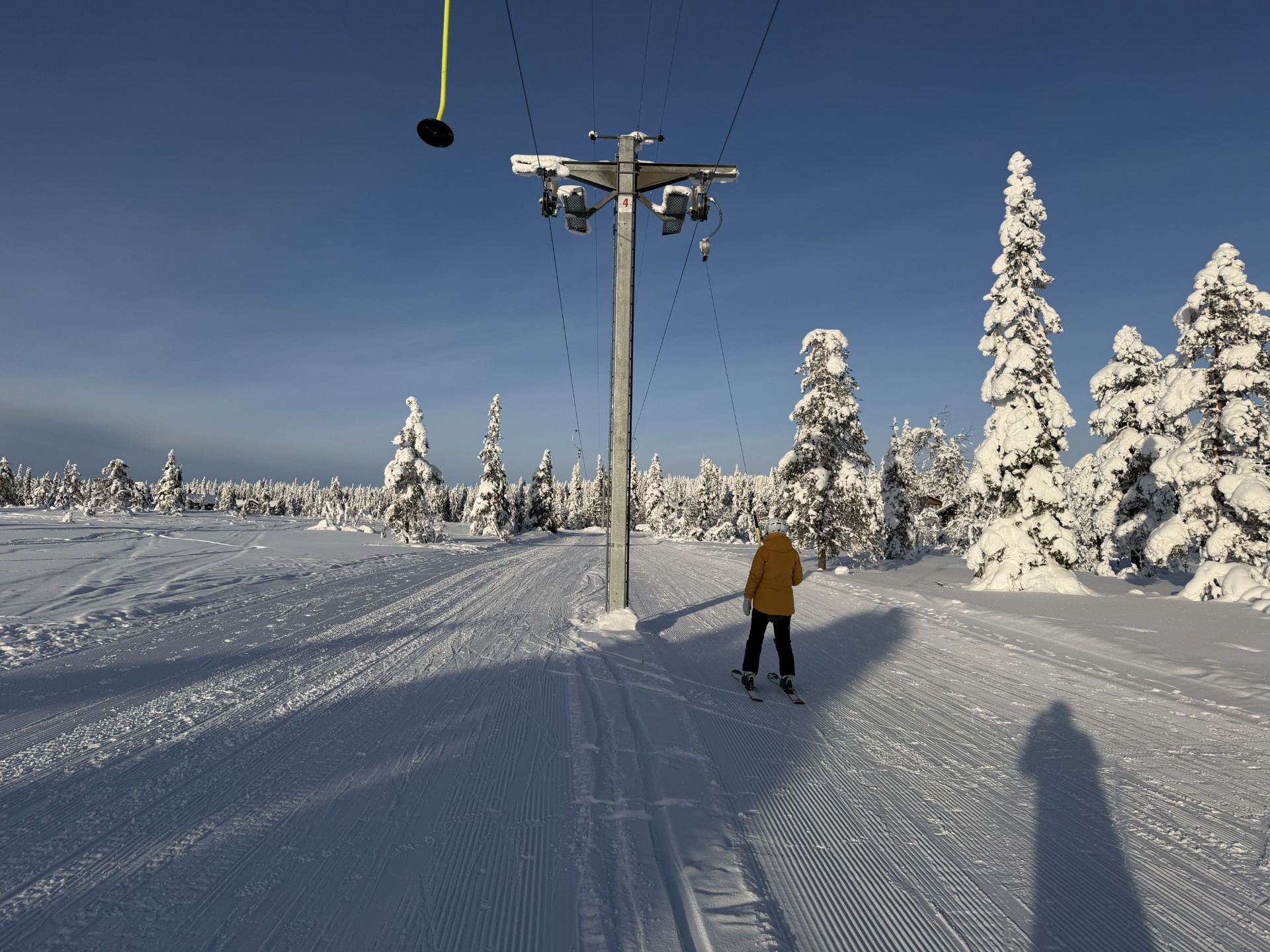 Släplift till backarna vid Högfjället