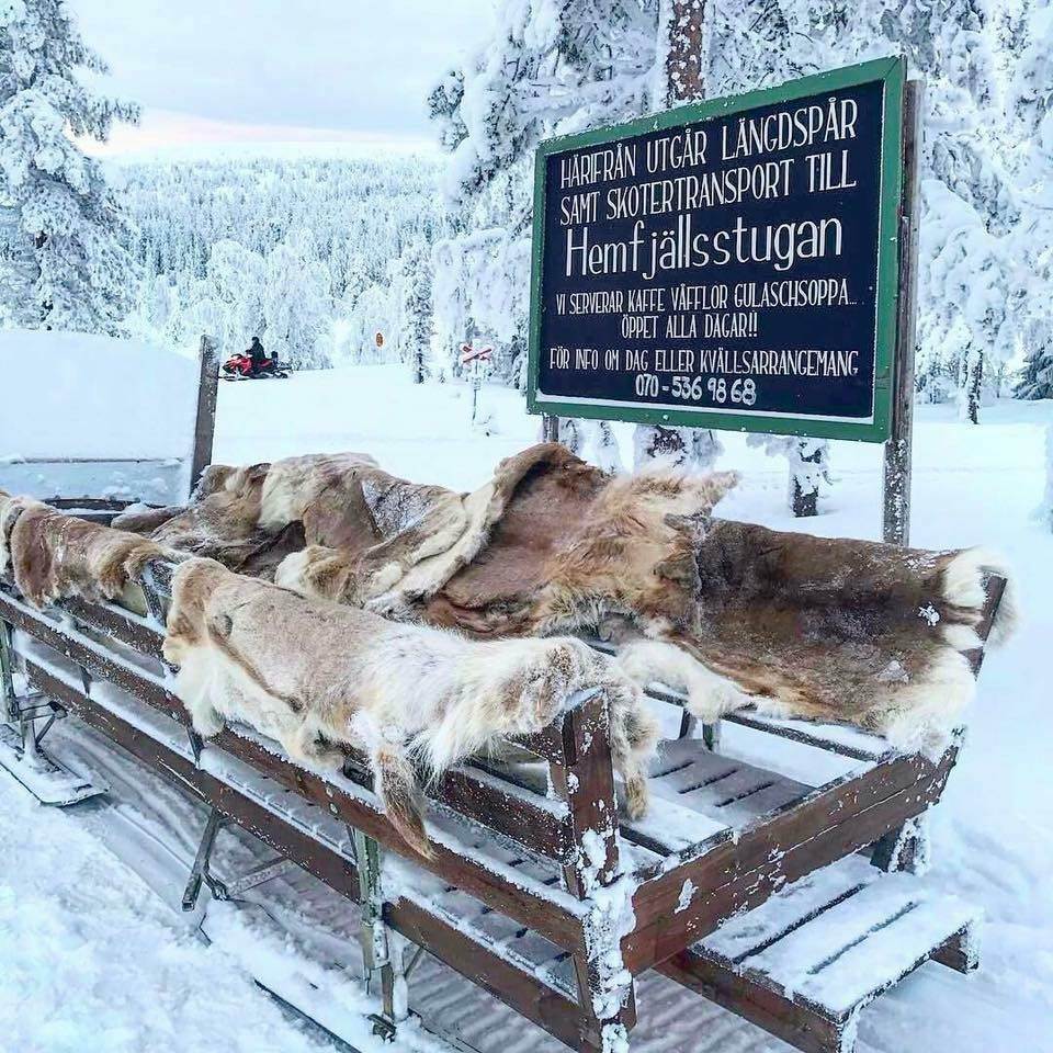  Slädtur till Hemfjällsstugan
