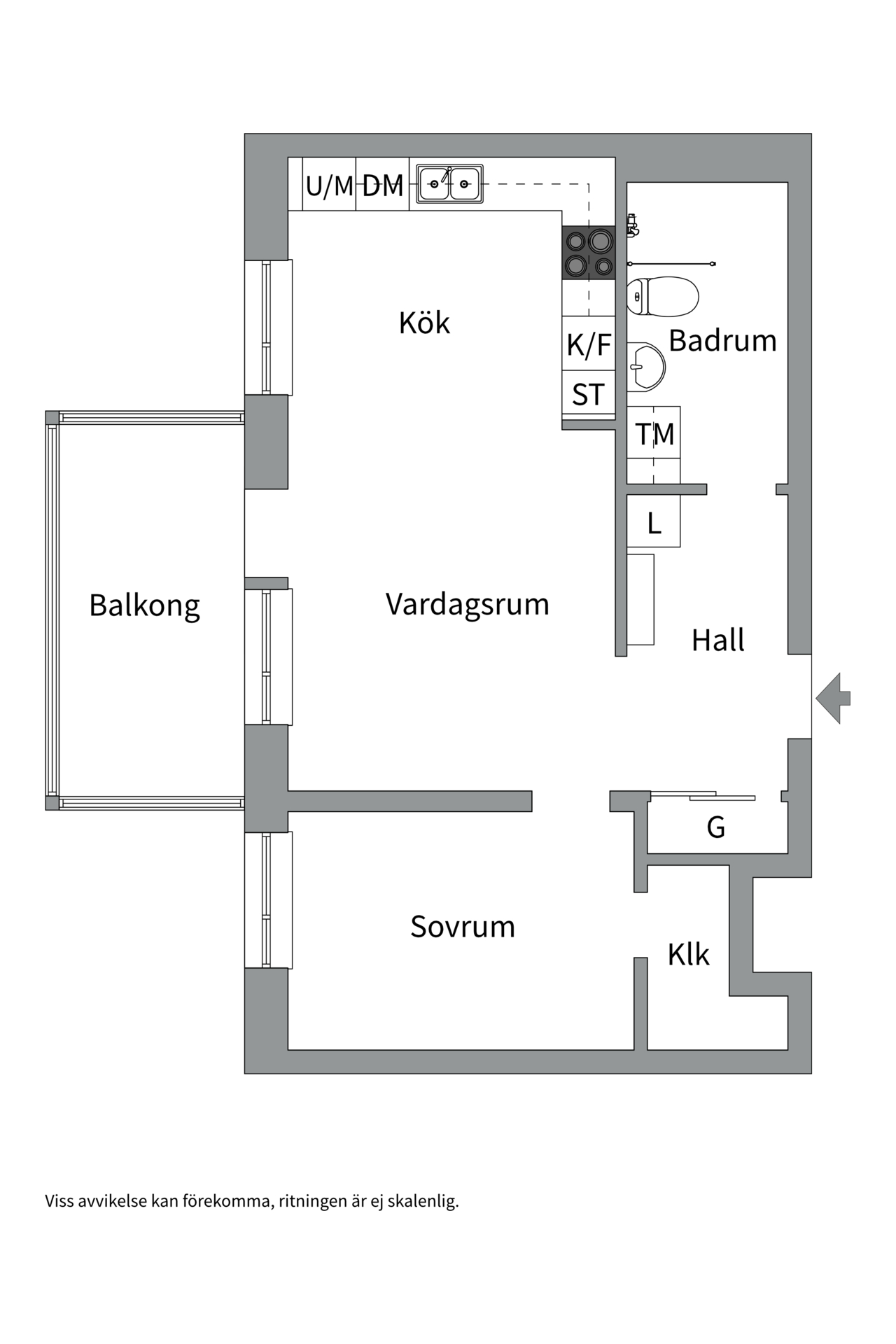 Bostadsbild från Sjöviksbacken 7, 2 tr, Kommande i Liljeholmen - Liljeholmskajen, Stockholm