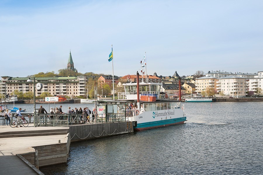 Möjlighet att båtpendla från Sjöstan till Södermalm och city