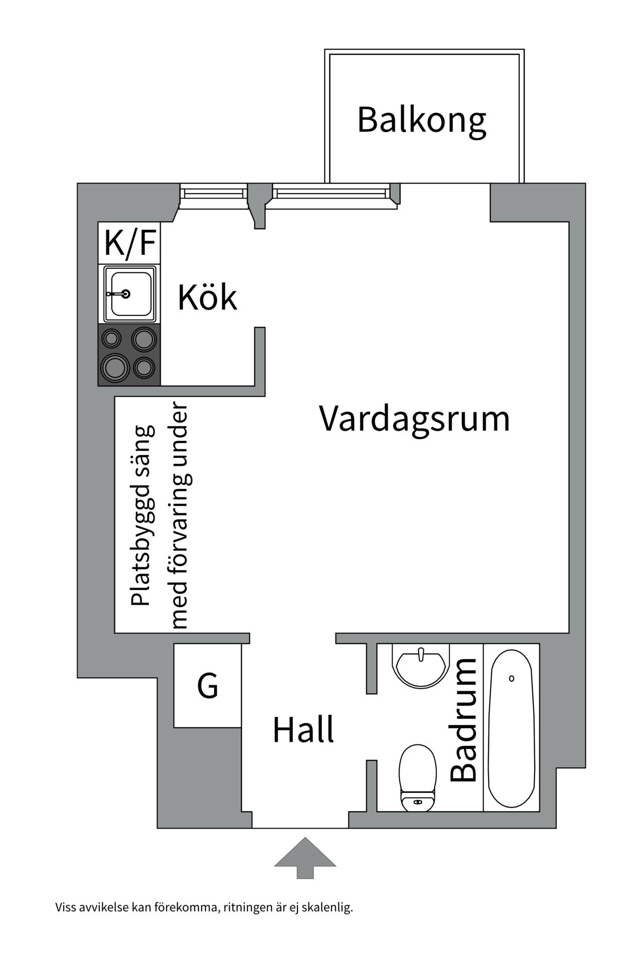 Bostadsbild från Sysslomansgatan 24, Kommande i Kungsholmen, Stockholm