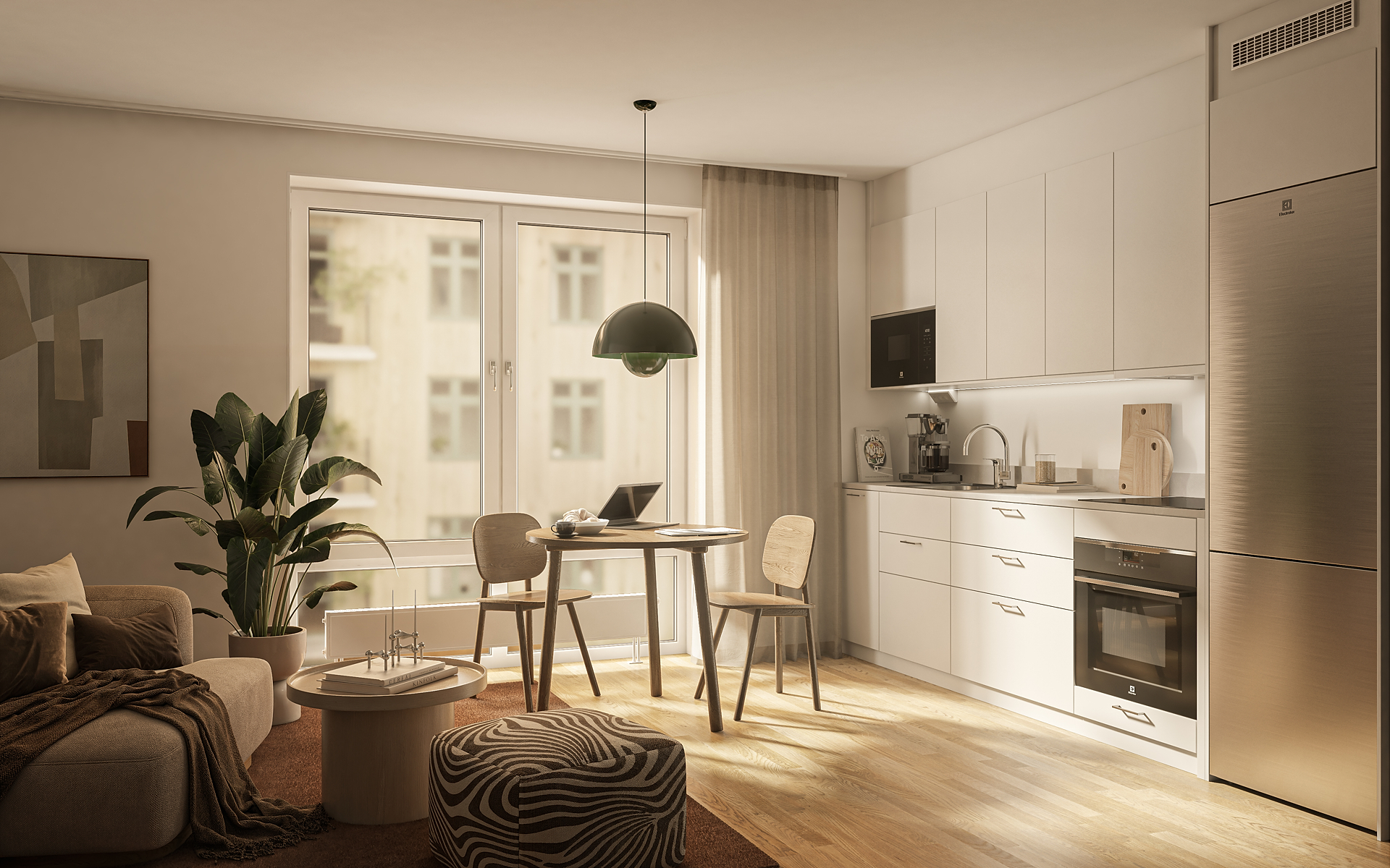 Bostadsbild från Timmer, Kommande i Rosendal, Uppsala