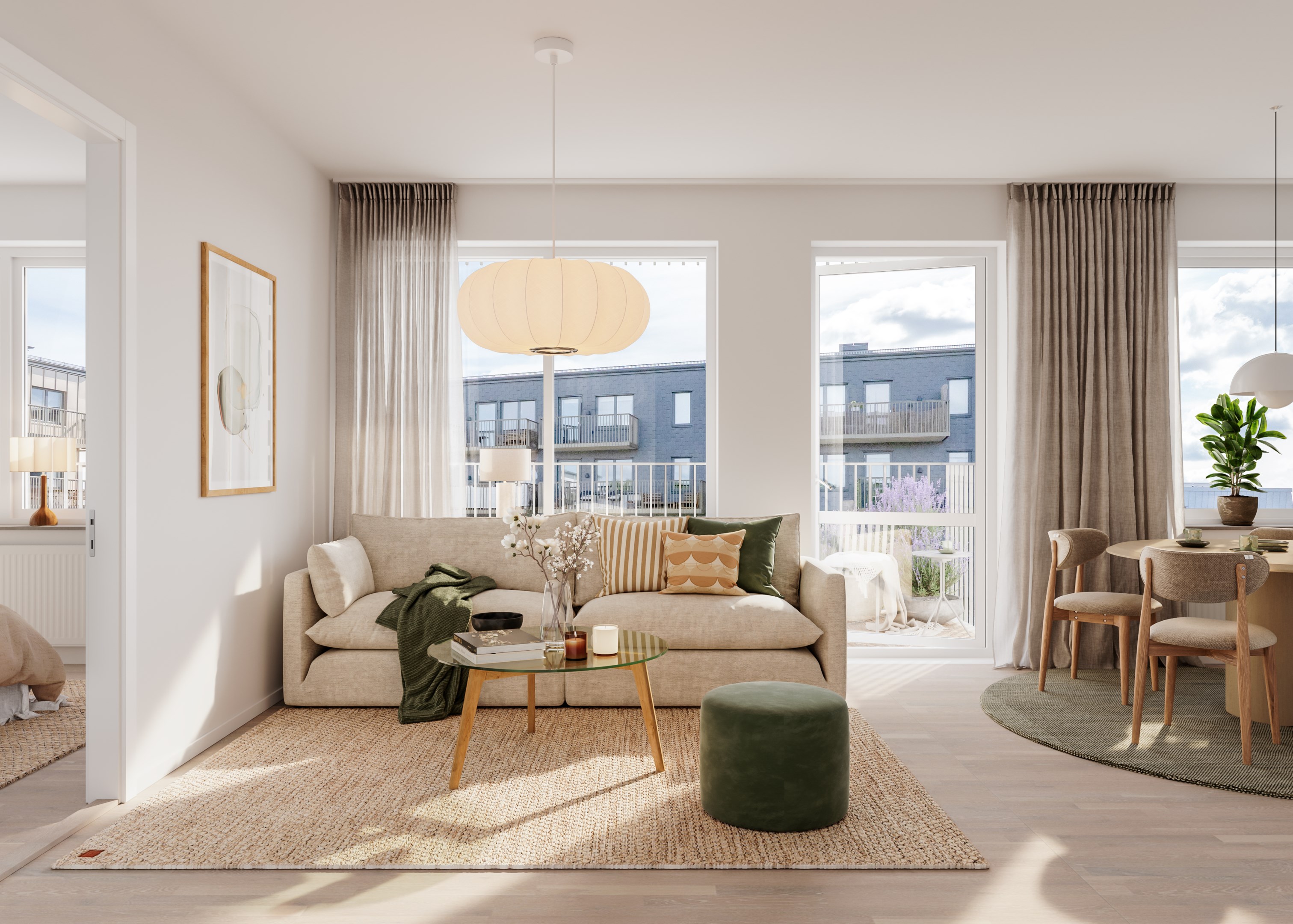 Bostadsbild från Rosendals Skogsvy, Pågående i Rosendal, Uppsala