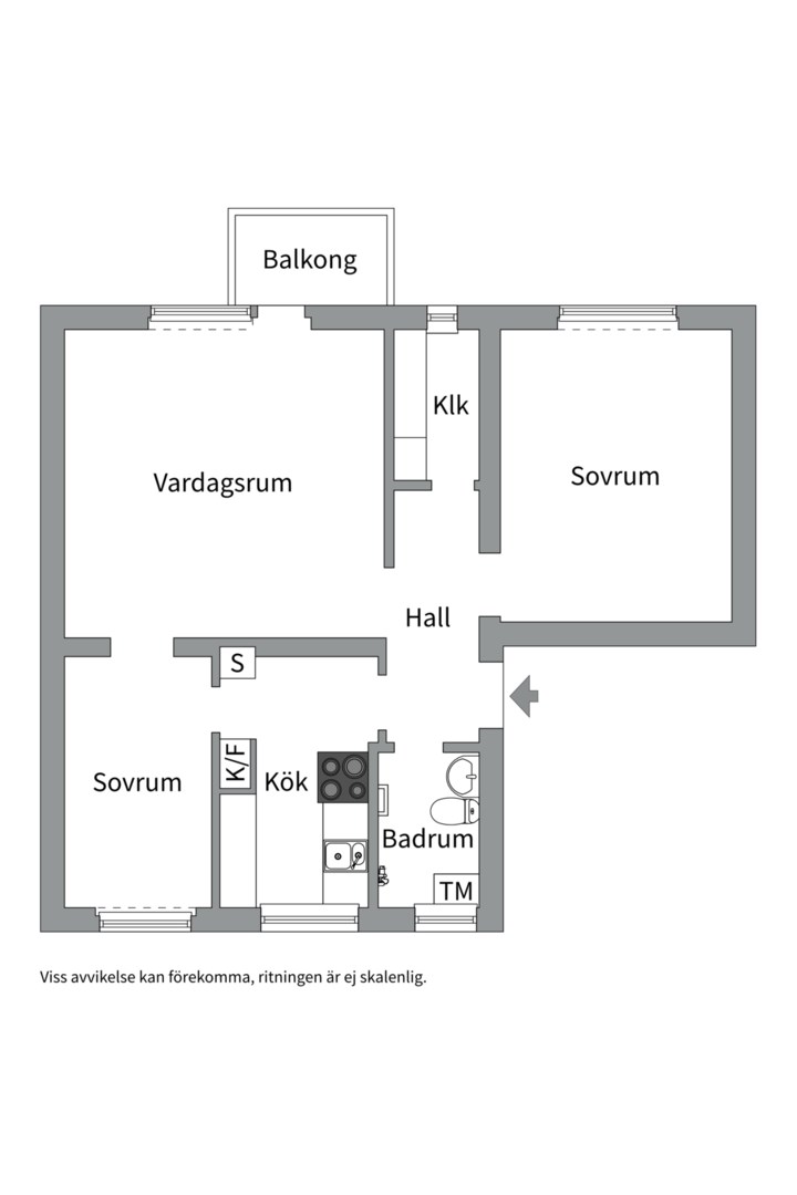 Planlösning från Hökmossevägen 25, Kommande i Hökmossen/Telefonplan, Stockholm