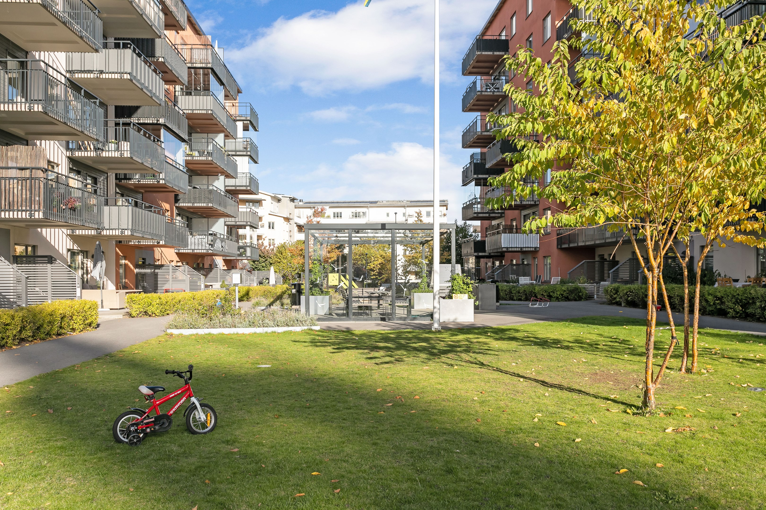 Bostadsbild från Gimogatan 4 B, Kommande i Luthagen, Uppsala