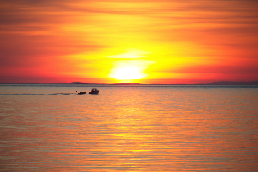 Capri, där solen möter havet