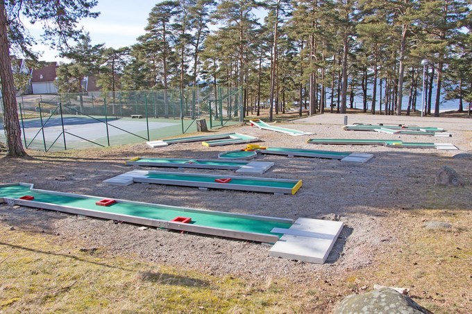 Gemensamma faciliteter minigolf, boule ...