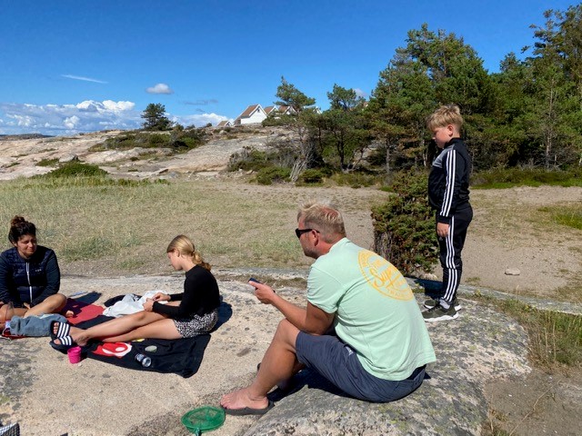 Vila och ro på klipporna