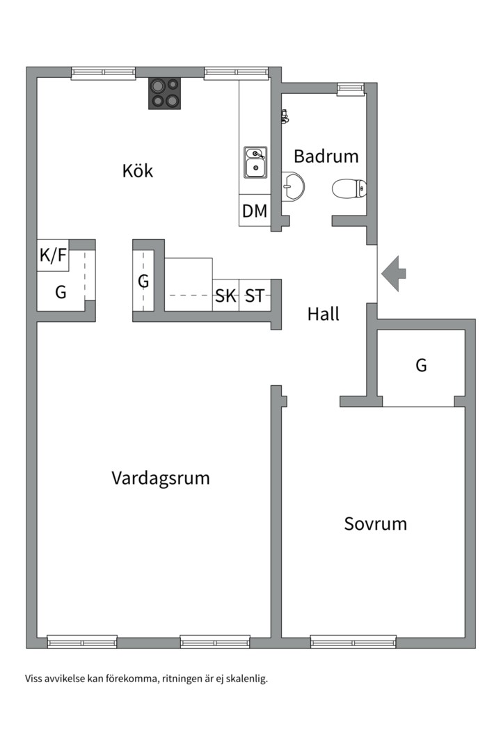 Planlösning från Hökmossevägen 66, Såld i Hökmossen/Telefonplan, Stockholm