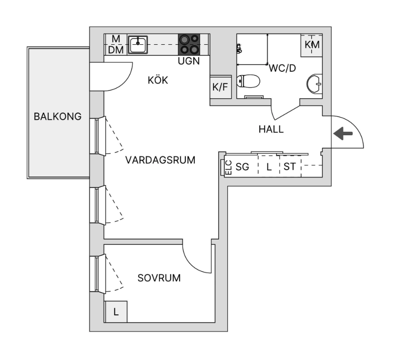 Planlösning från Fisksätravägen 28A, Kommande i Saltsjöbaden, Nacka