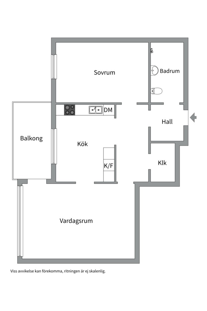 Planlösning från Rålambsvägen 12A, Kommande i Kungsholmen - Marieberg, Stockholm