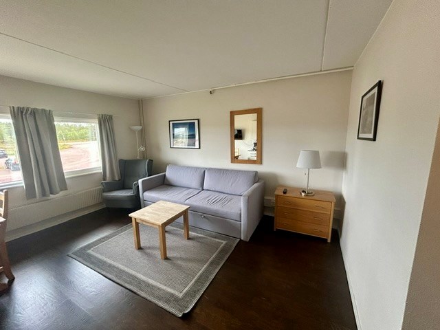 Allrum med bäddsoffa
