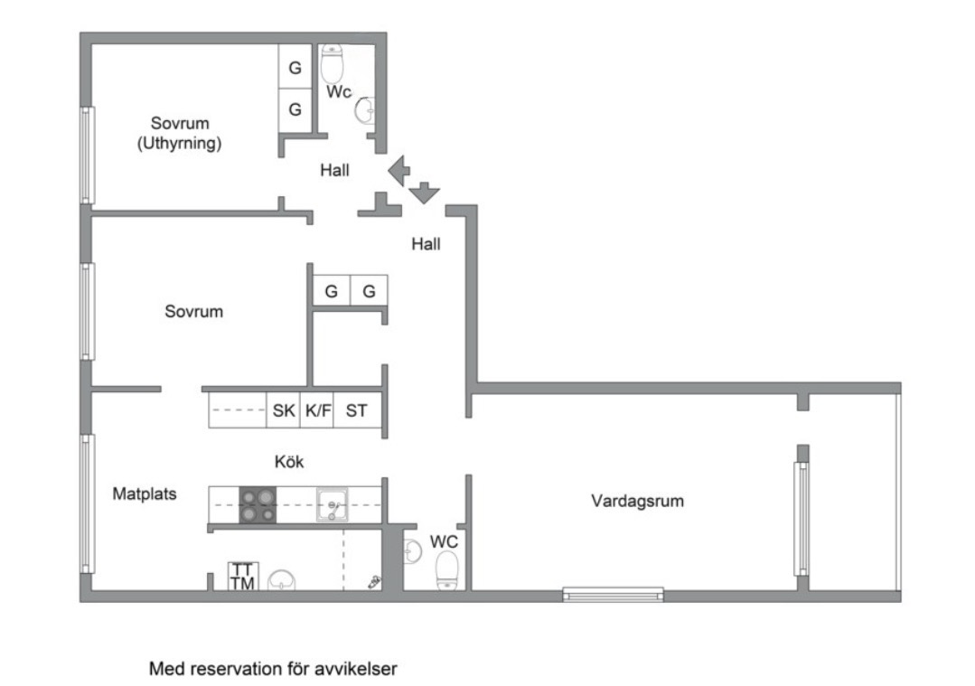 Planlösning från Logdansvägen 34, Till salu i Sundbyberg - Ör, Sundbyberg