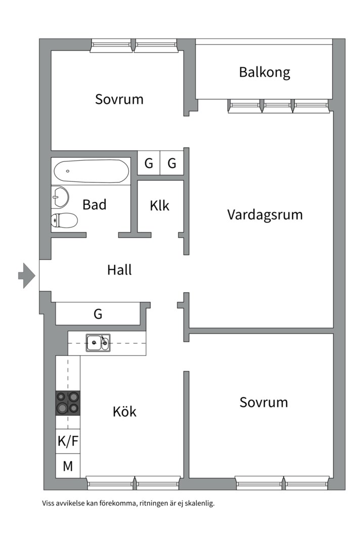 Planlösning från Henriksdalsringen 97, Såld i Henriksdalsberget, Nacka