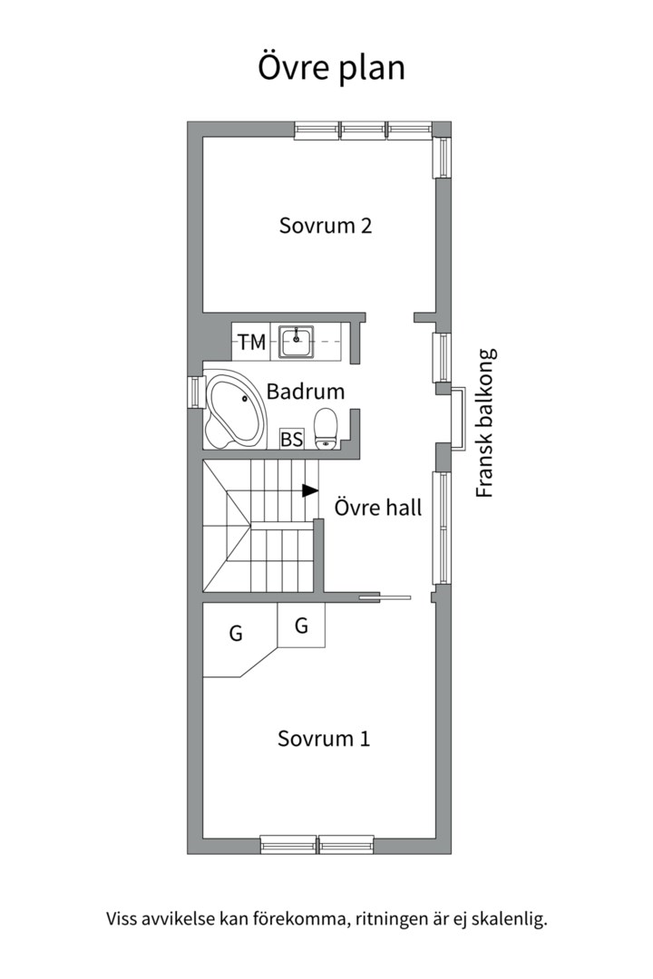 Planlösning från Klockhammarsgränd 17, Kommande i Hagsätra, Stockholm