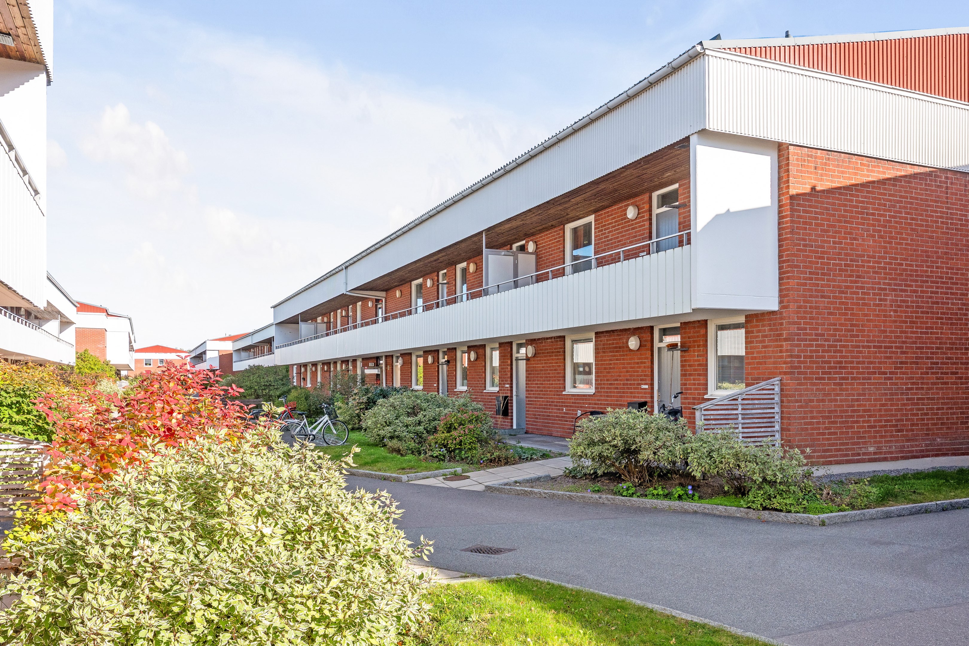 Bostadsbild från Gräslöksgatan 26, Kommande i Årsta, Uppsala