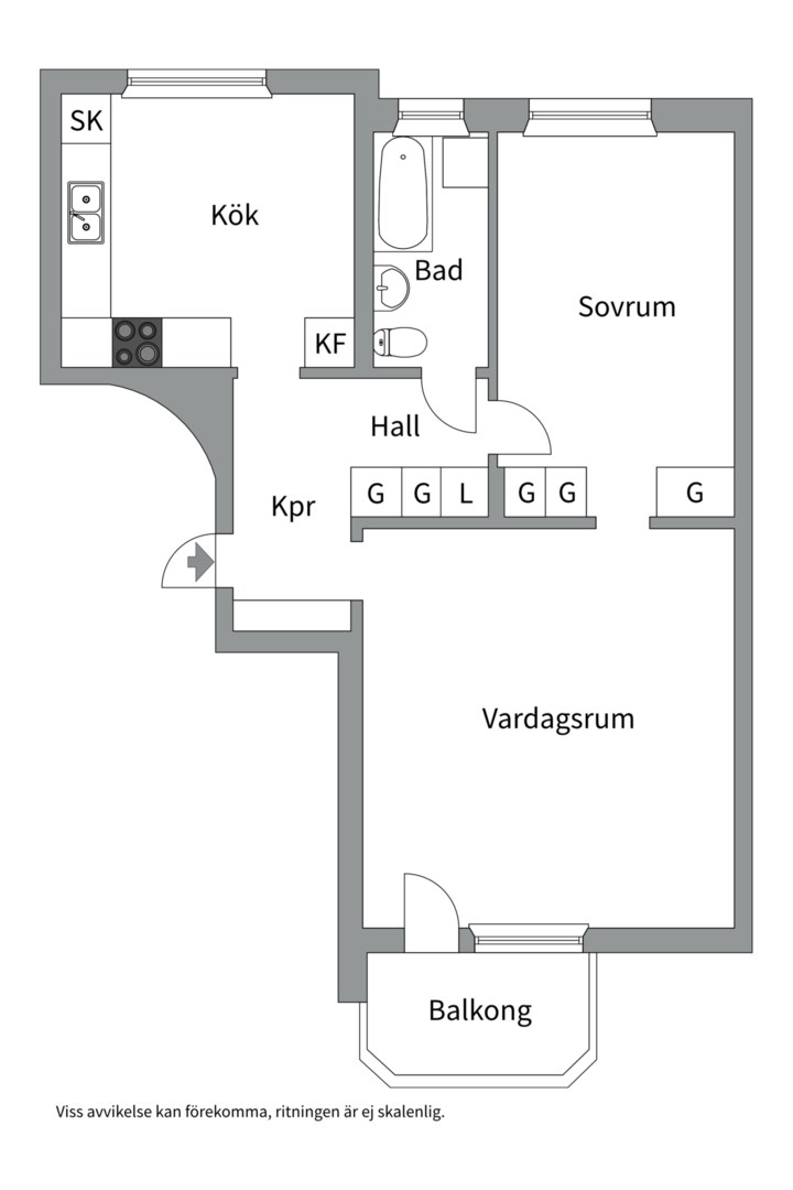 Planlösning från Kolbäcksgränd 1, 2 tr, Till salu i Bagarmossen, Stockholm