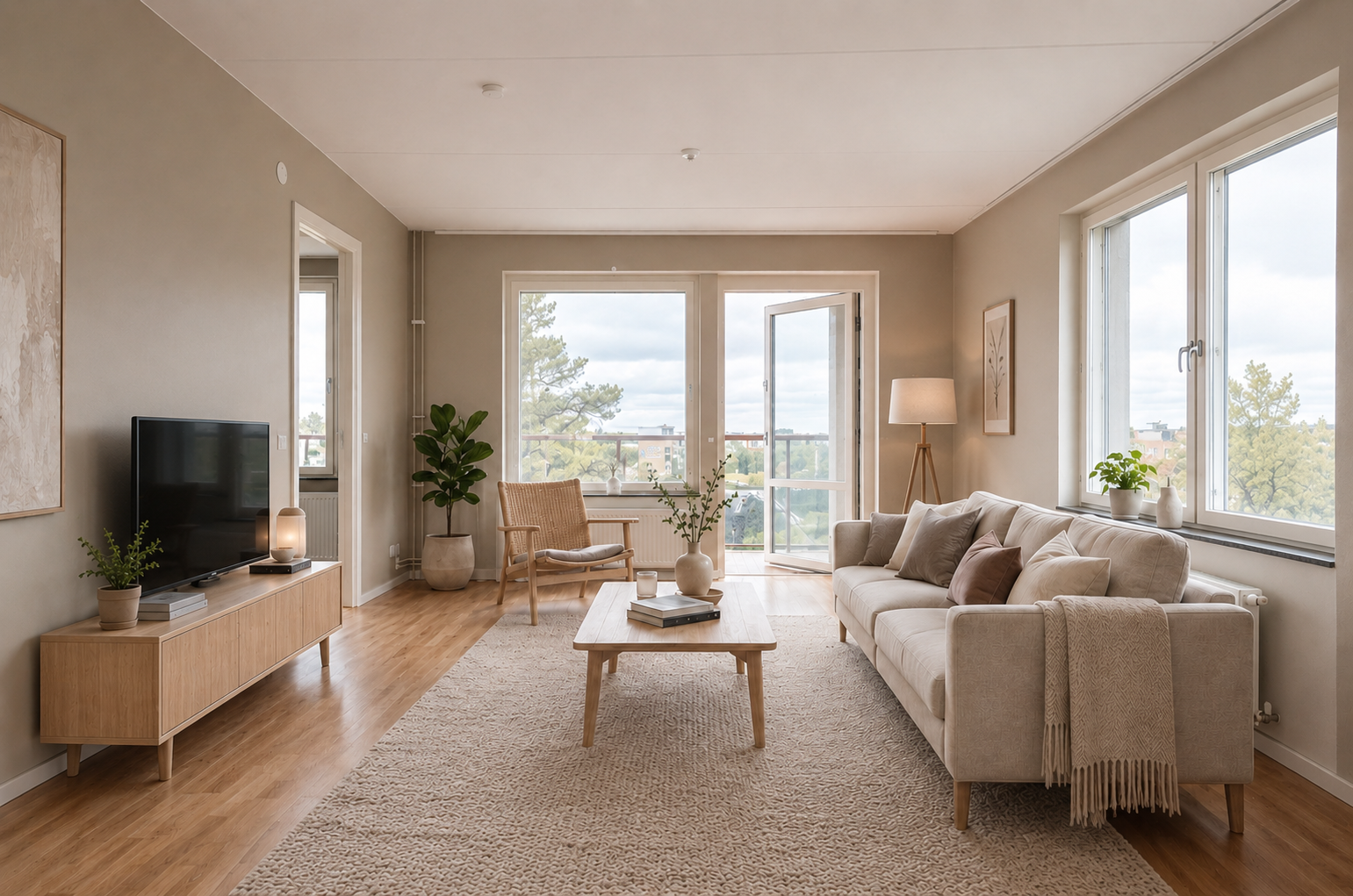 Lägenhet, 2 rum, 55 m² i Nacka Strand