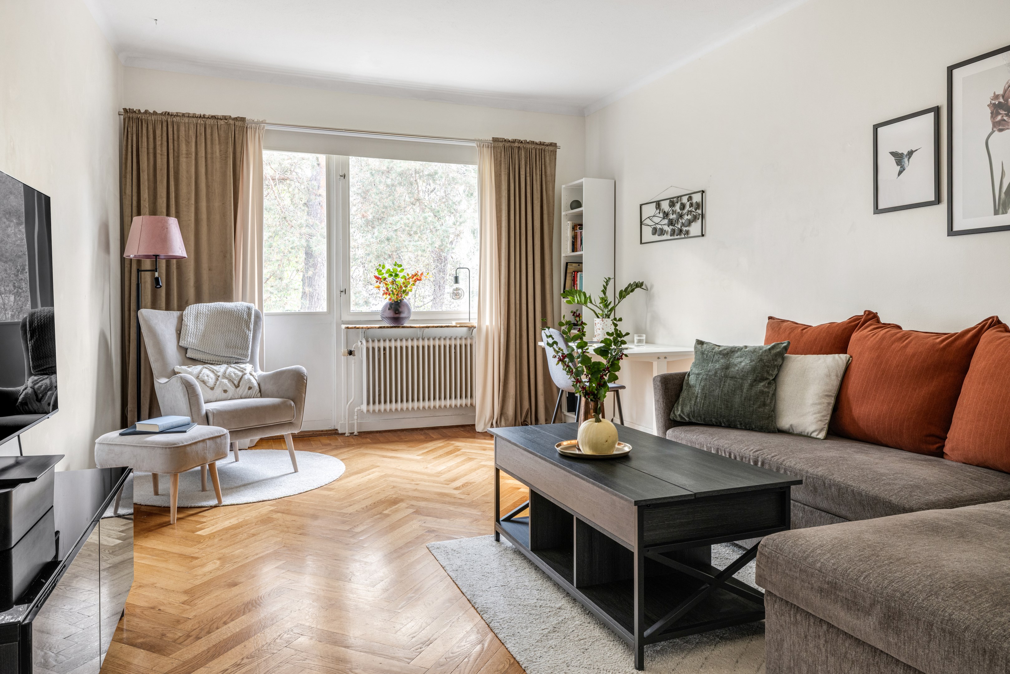 Bostadsbild från Norbyvägen 71B, Kommande i Sommarro, Uppsala
