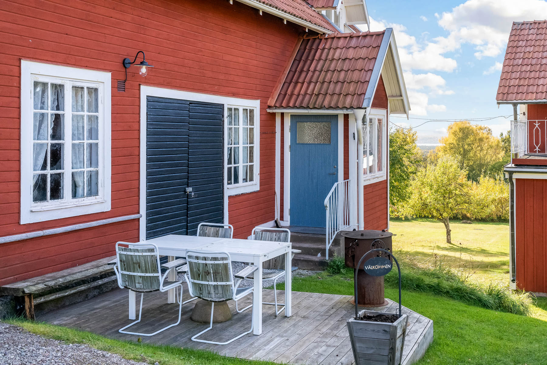 Uteplats gäst lägenhet