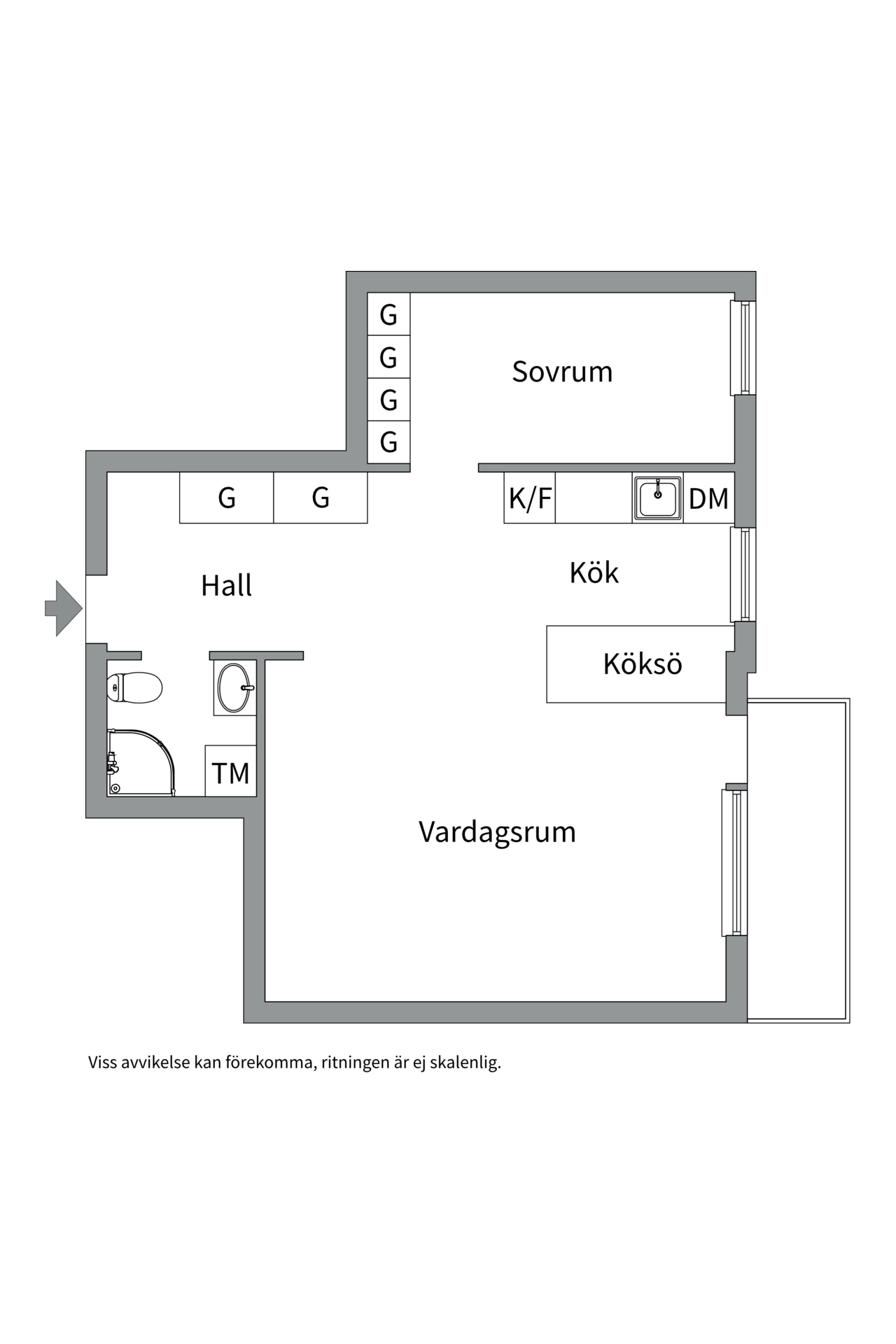 Bostadsbild från Luthagsesplanaden 26A, Till salu i Luthagen, Uppsala