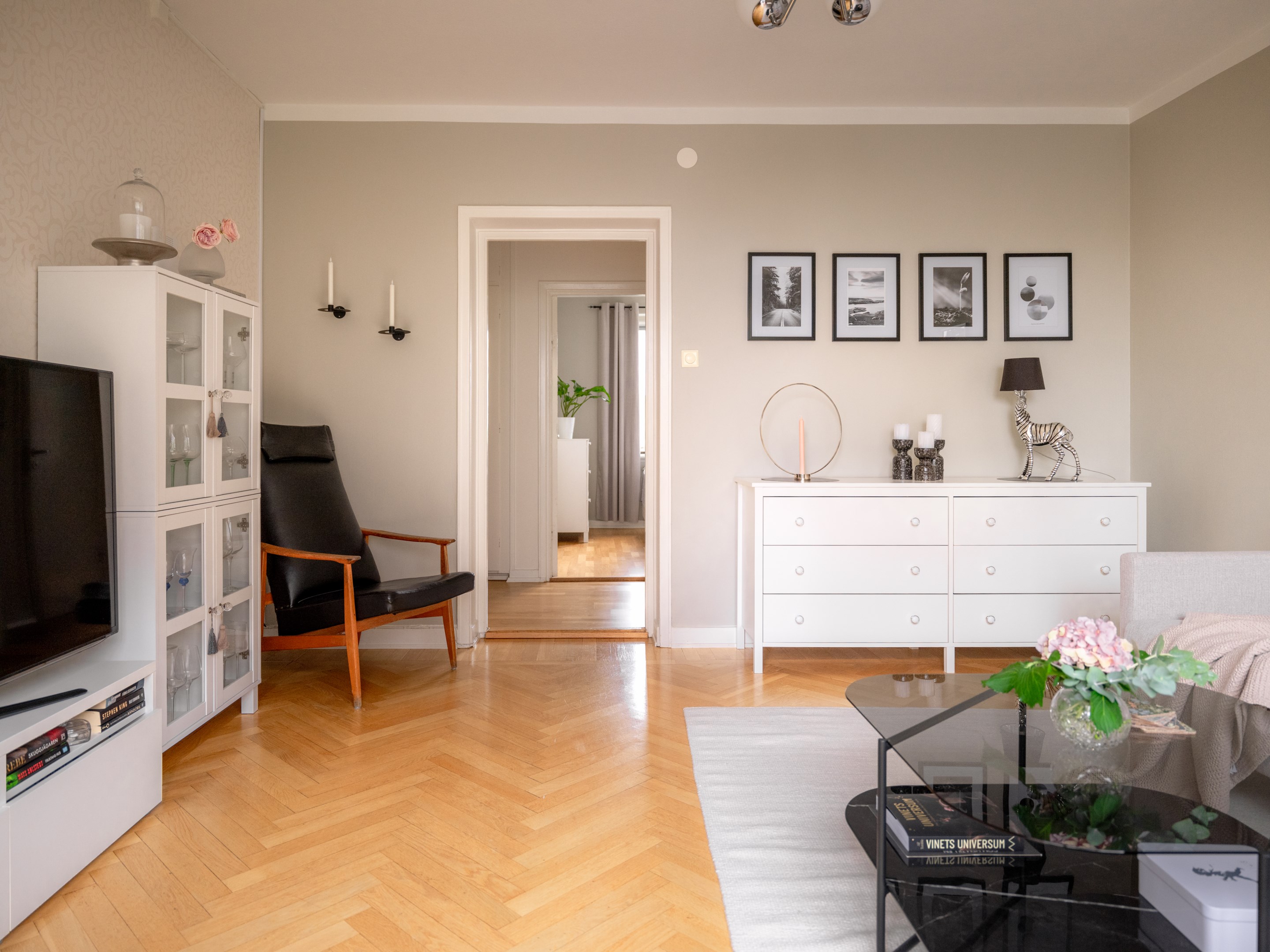 Bostadsbild från Riksdalervägen 18, Kommande i Hägerstensåsen, Stockholm