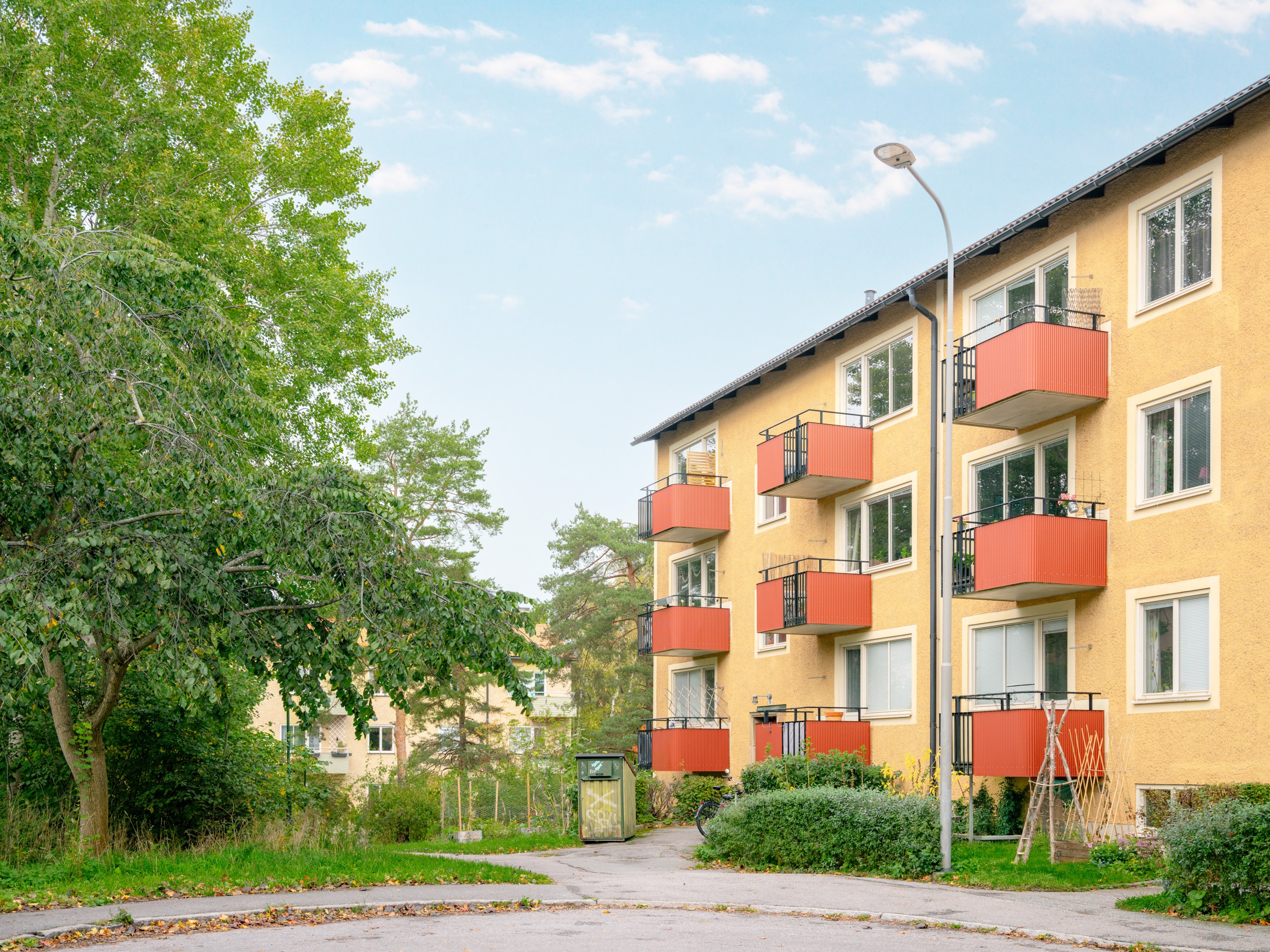 Bostadsbild från Riksdalervägen 18, Kommande i Hägerstensåsen, Stockholm