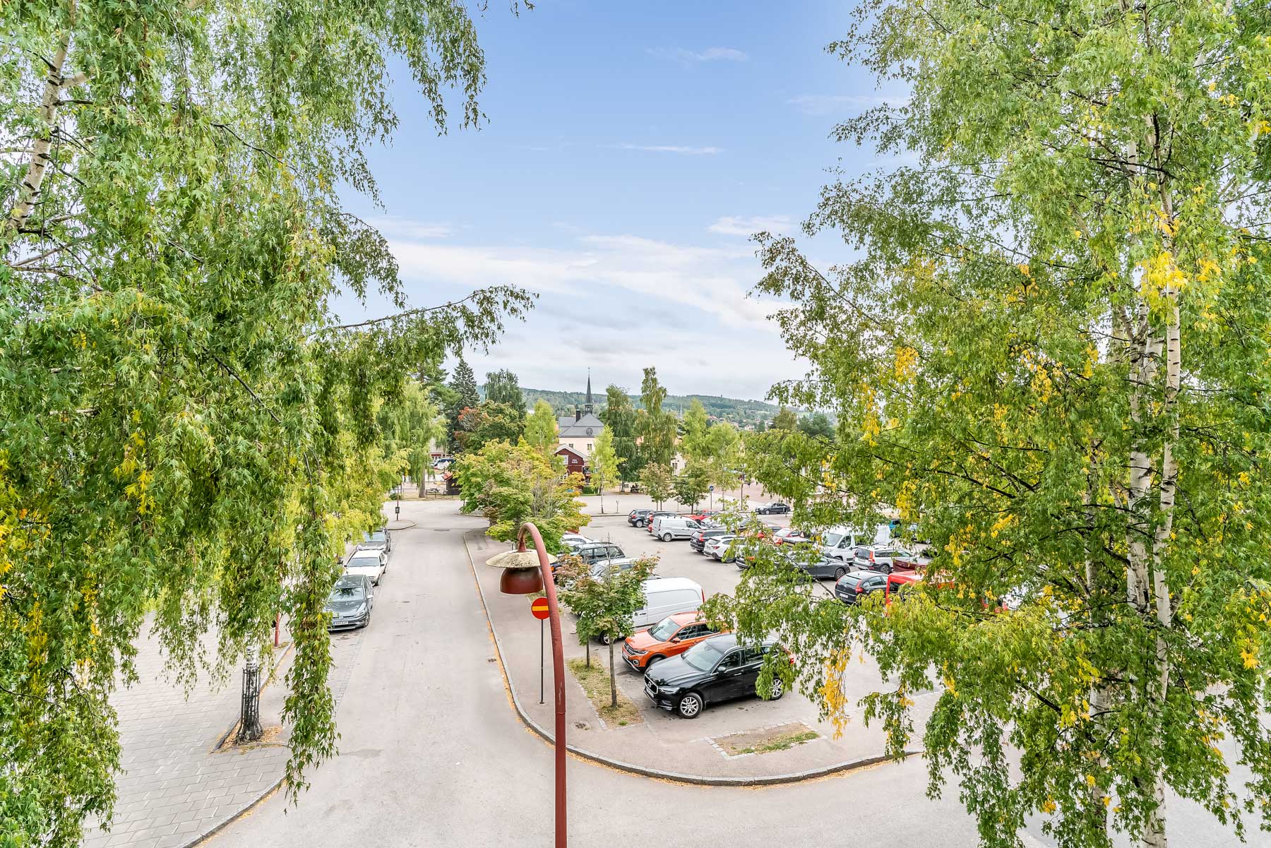 Utsikt från balkong