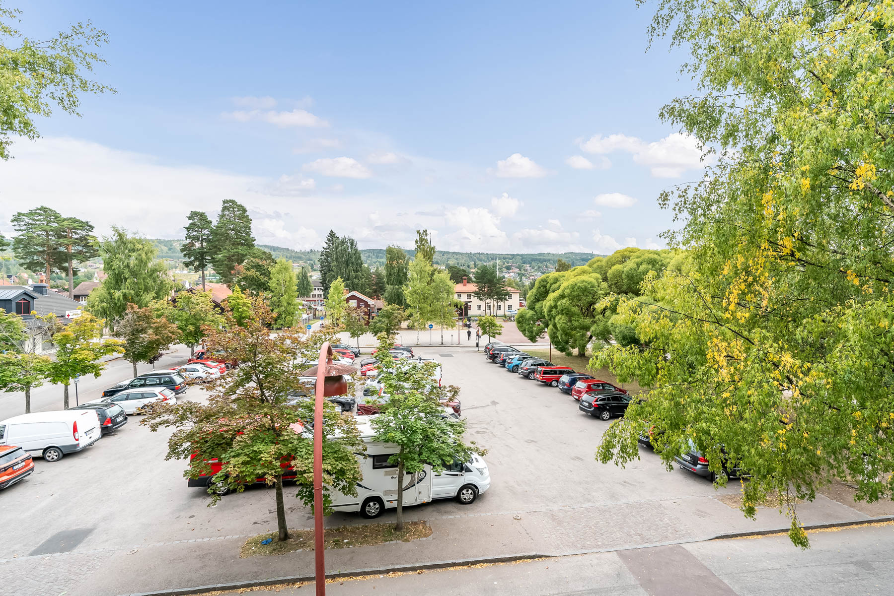 Utsikt från balkong