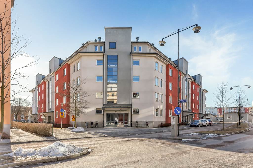 Bostadsbild från Klockargatan 10, Kommande i Luthagen, Uppsala