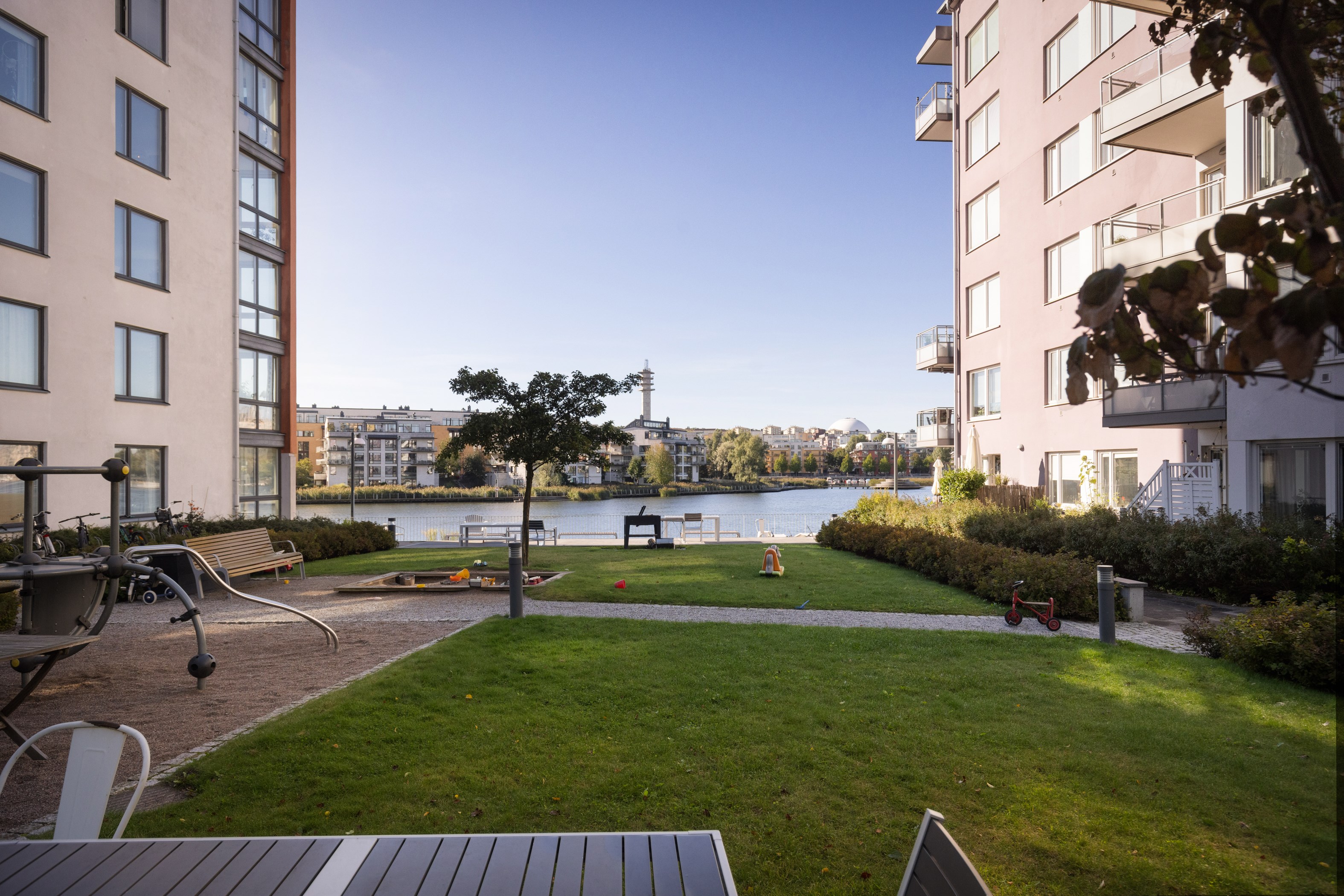 Bostadsbild från Fendergatan 13, Kommande i Hammarby Sjöstad, Stockholm