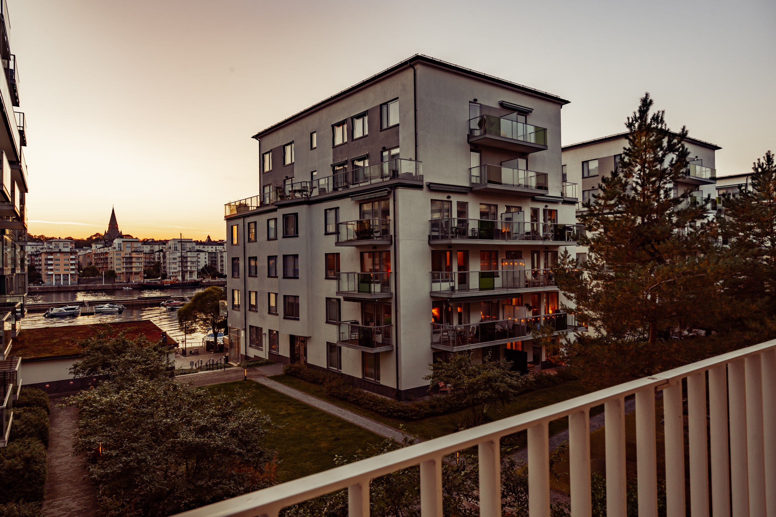 Bostadsbild från Fendergatan 8, Till salu i Hammarby Sjöstad, Stockholm