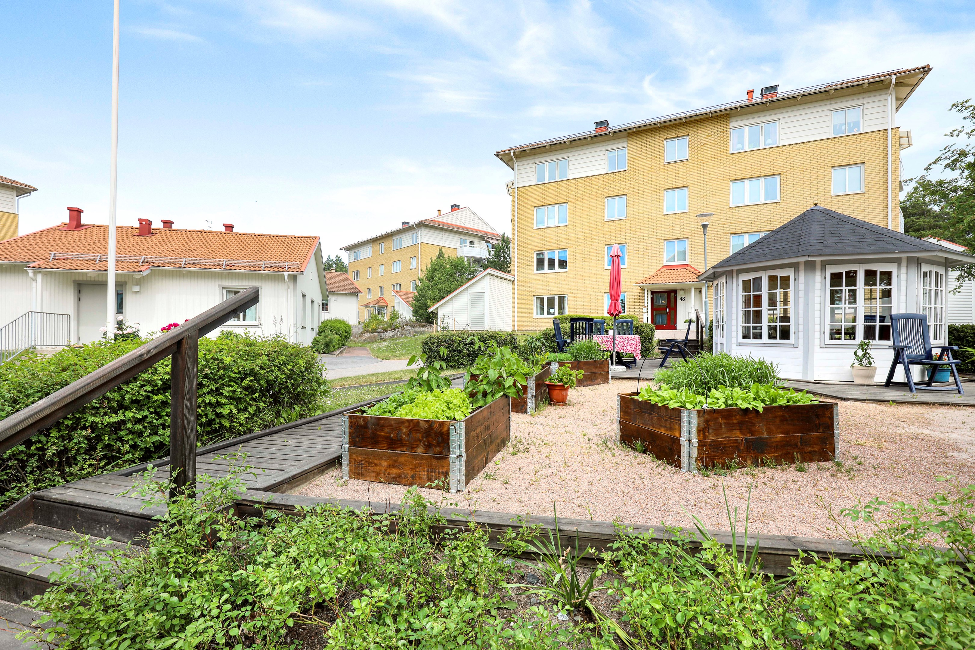 Bostadsbild från Albertinas väg 48, Kommande i Alunda, Östhammar