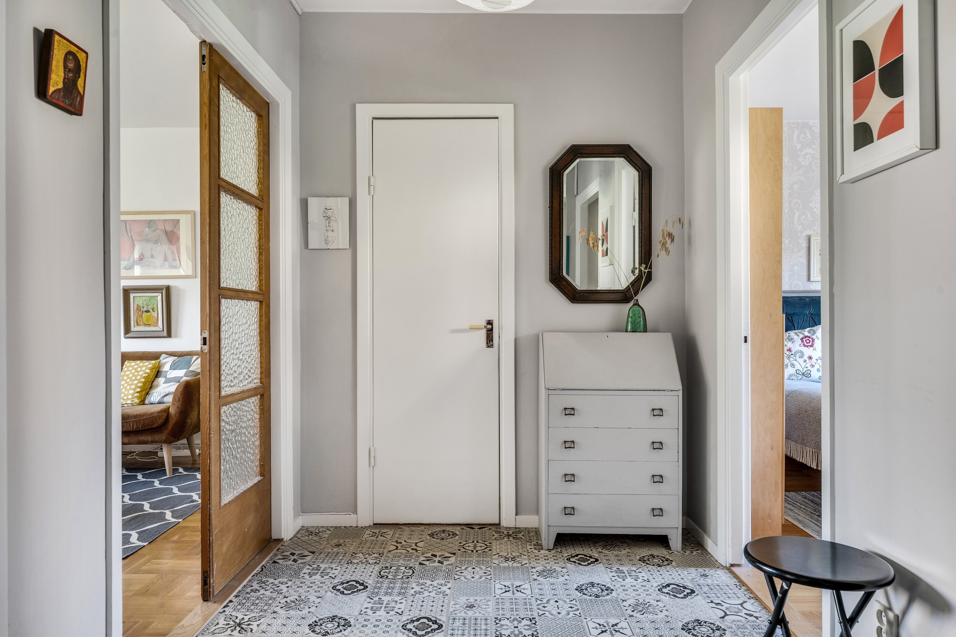 Bostadsbild från Prästgårdsgatan 10B, Kommande i Luthagen, Uppsala