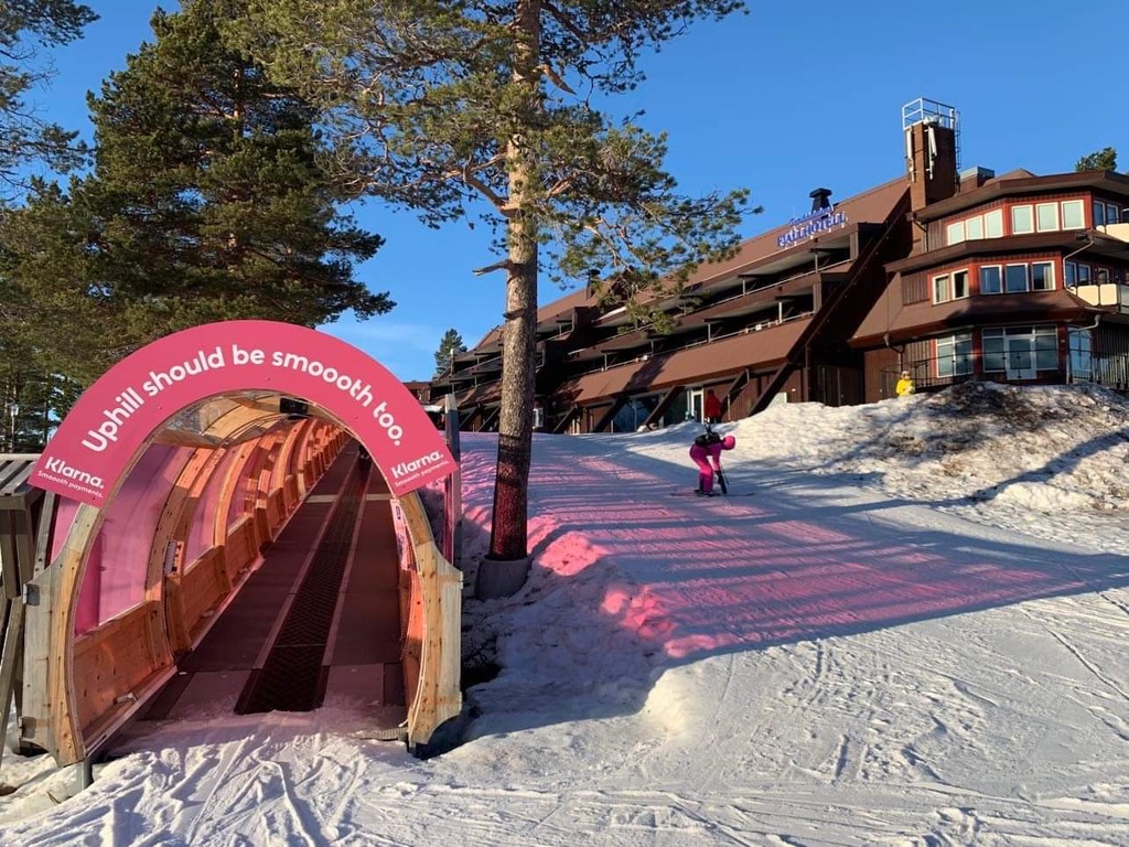 Ski-in/ski-out läge