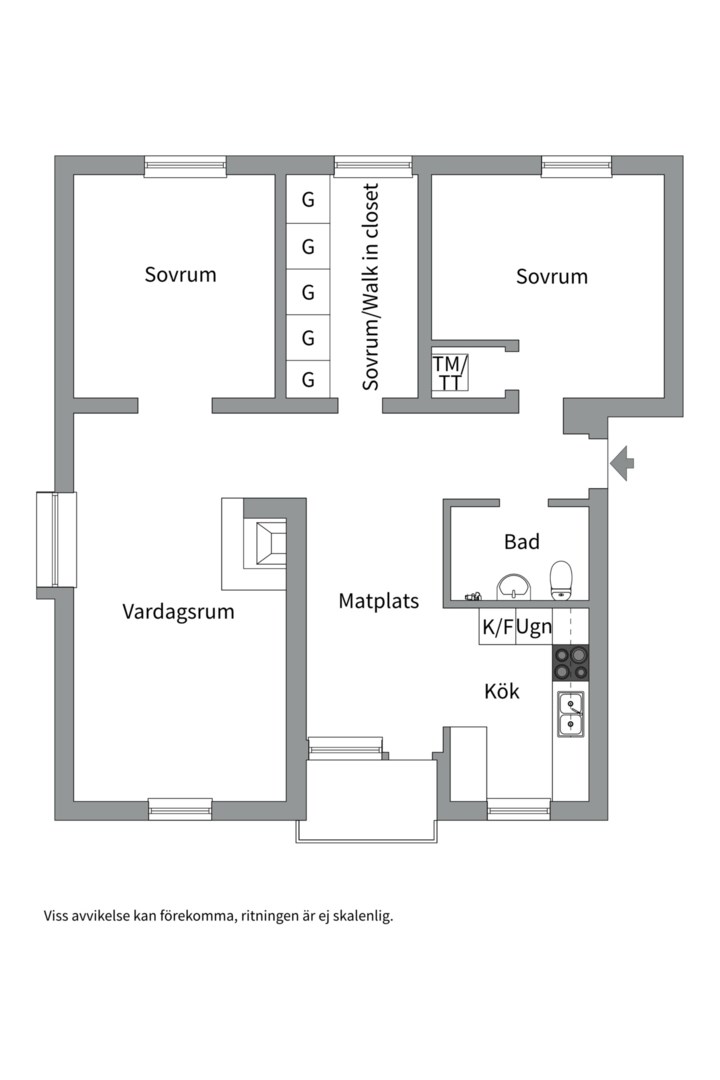 Planlösning från Hjalmar Brantingsgatan 29, Kommande i Fålhagen, Uppsala