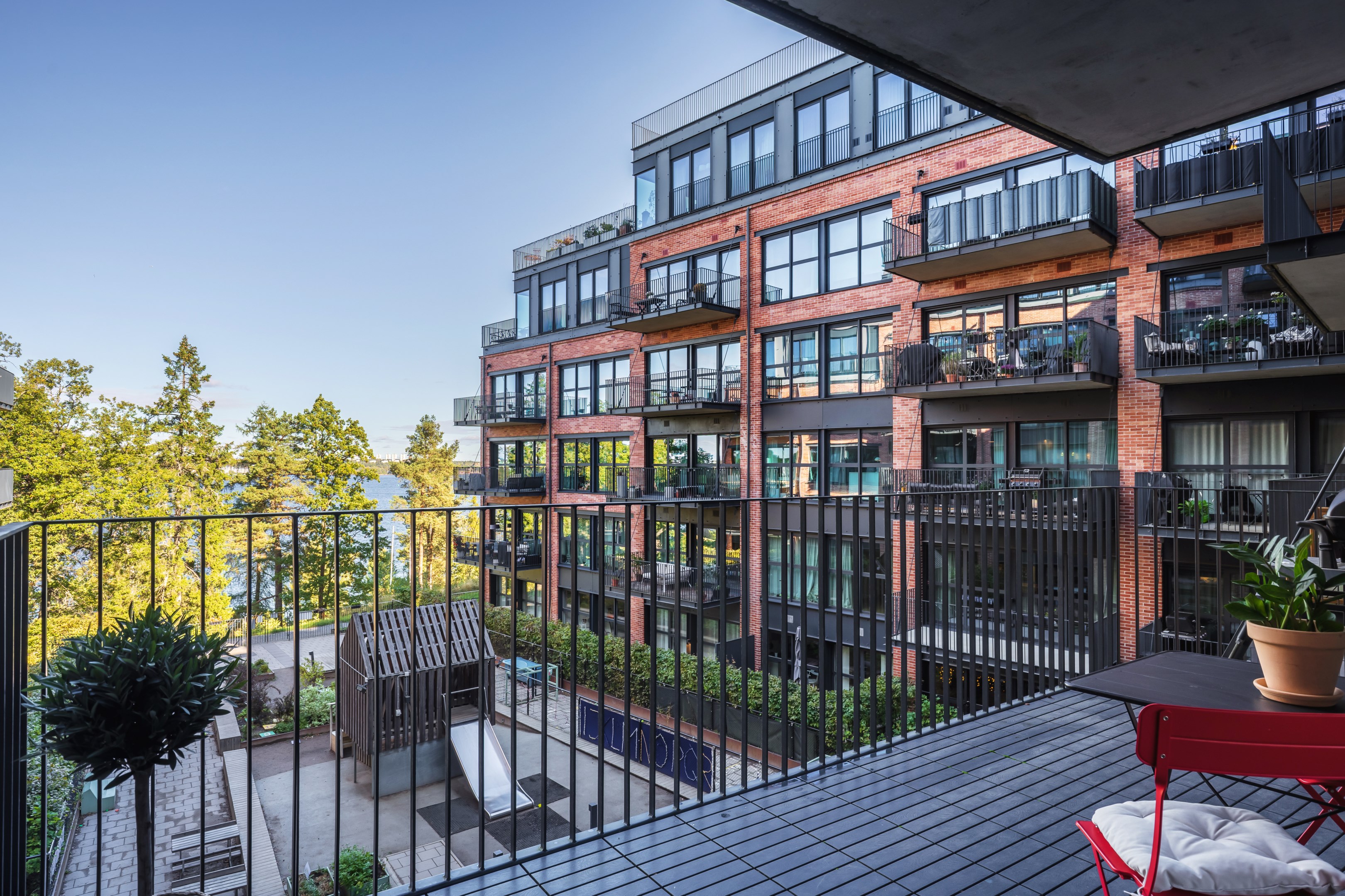 Bostadsbild från Fabrikörvägen 6, Kommande i Nacka Strand, Nacka