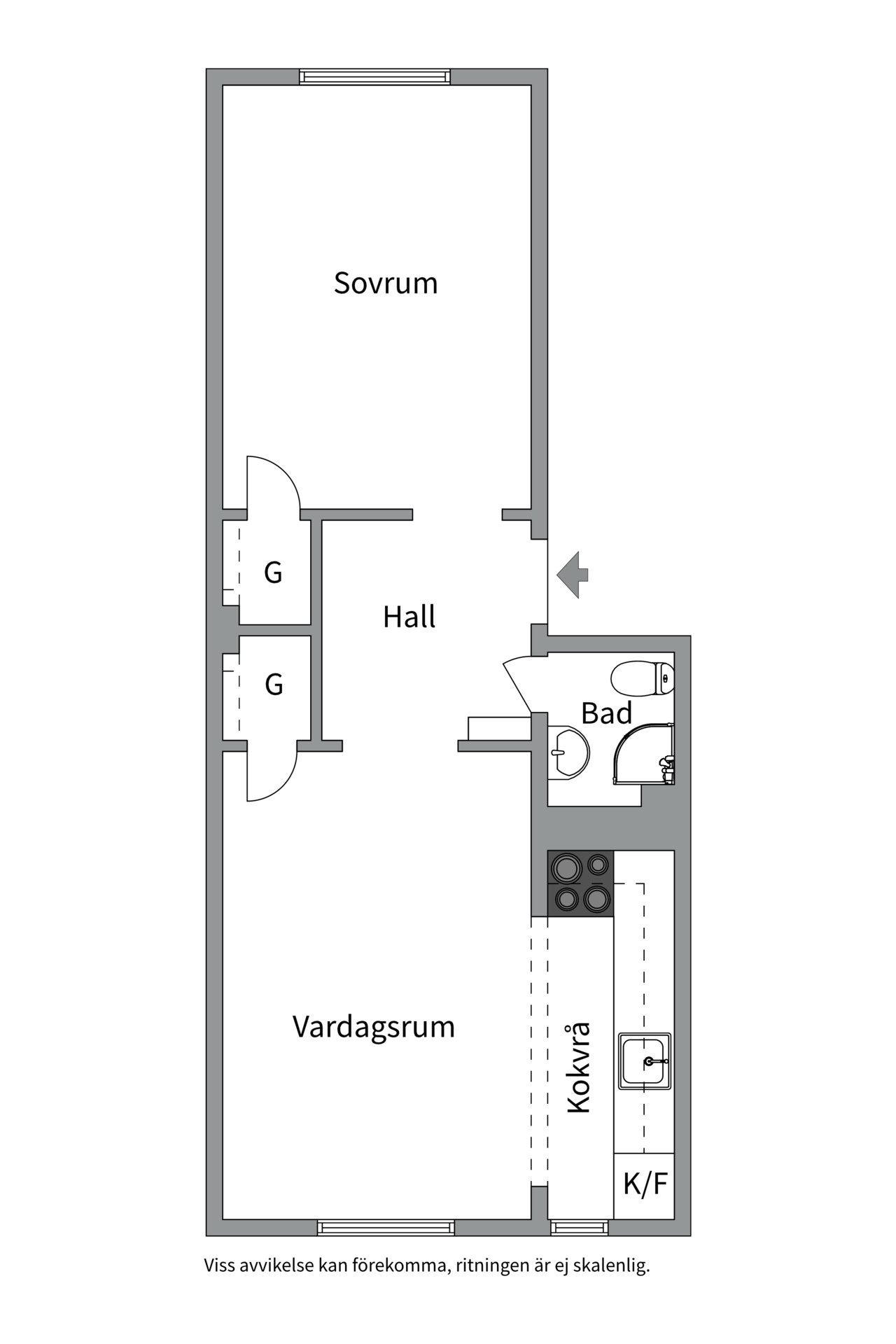 Bostadsbild från Stiernhielmsgatan 15B, Kommande i Svartbäcken, Uppsala