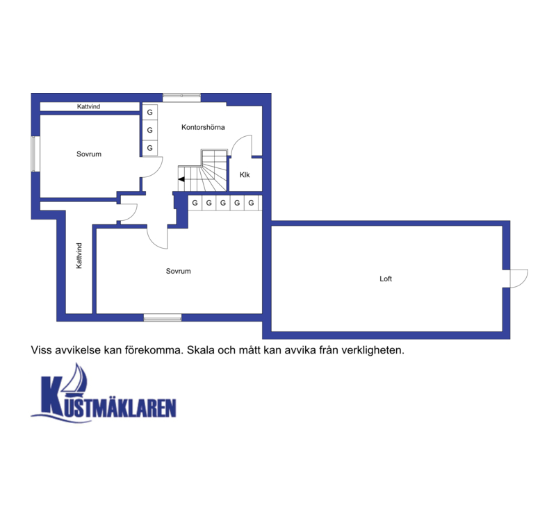 Planritning - Ovanplan
