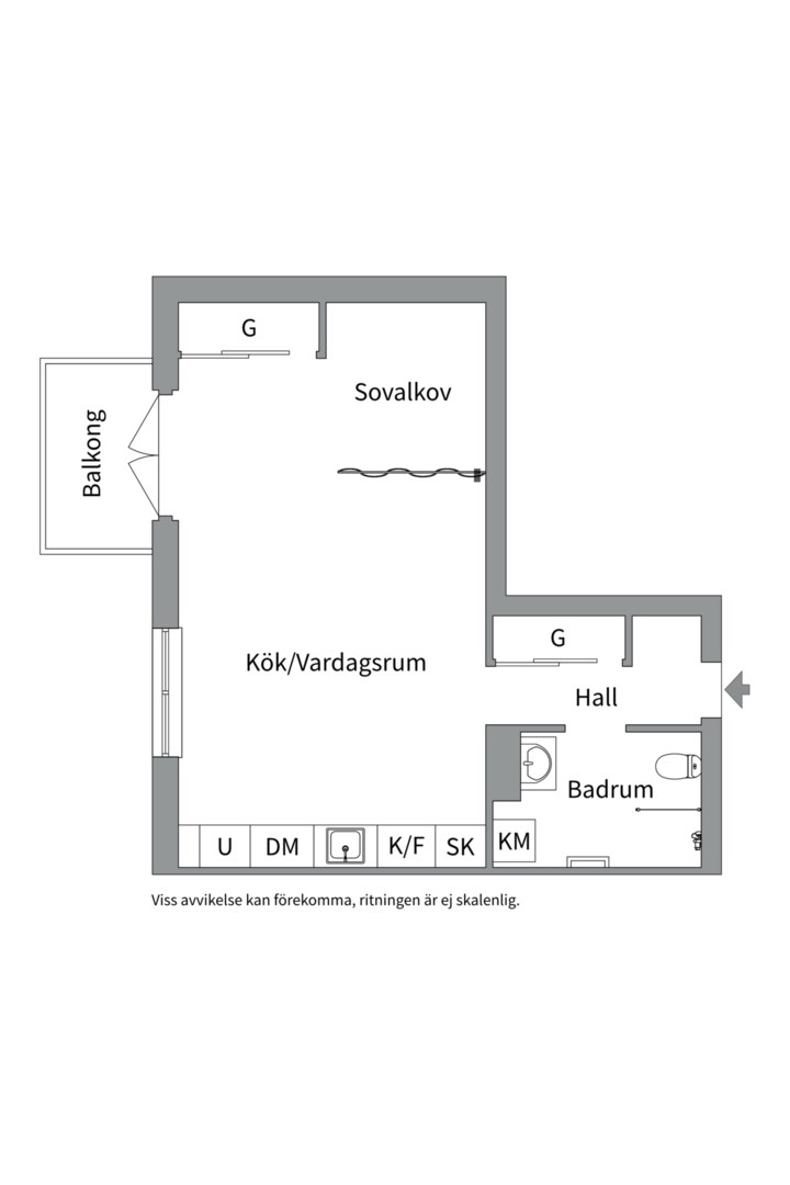 Planlösning från Chamottevägen 21, Till salu i Gustavsbergs - Porslinskvarteren, Värmdö