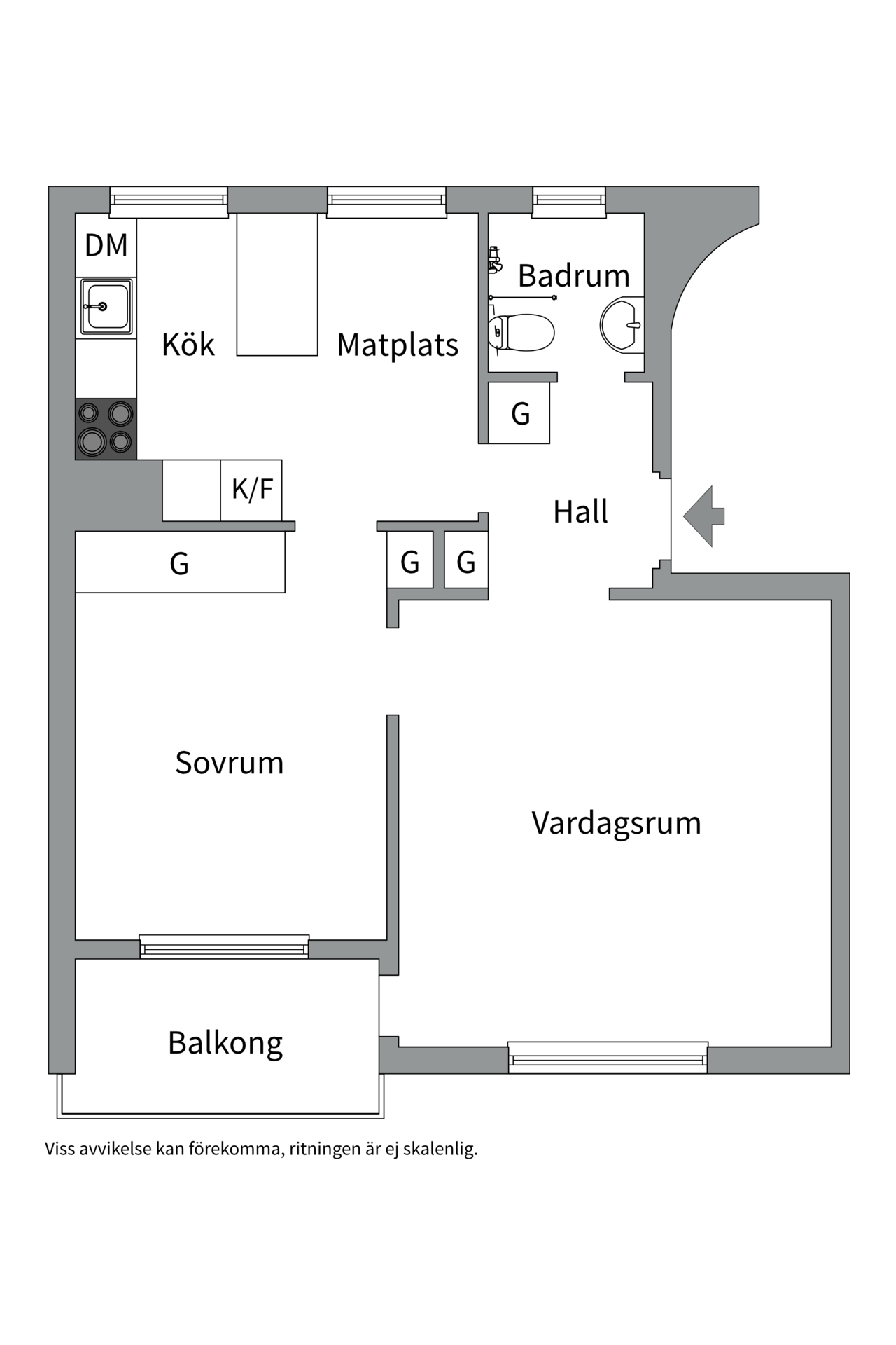 Bostadsbild från Ugglevägen 5C, Kommande i Saltängen, Nacka