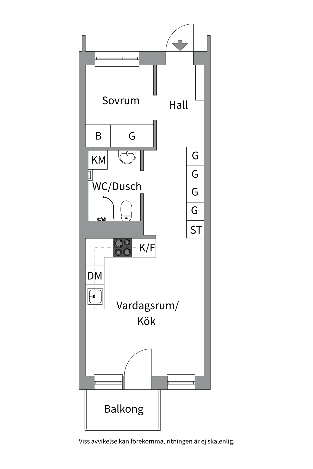 Bostadsbild från Radiusbacken 49, Kommande i Midsommarkransen, Stockholm