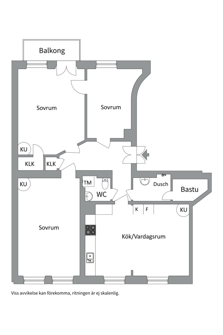 Planlösning från Fridhemsgatan 66A, Kommande i Kungsholmen - Fridhemsplan, Stockholm