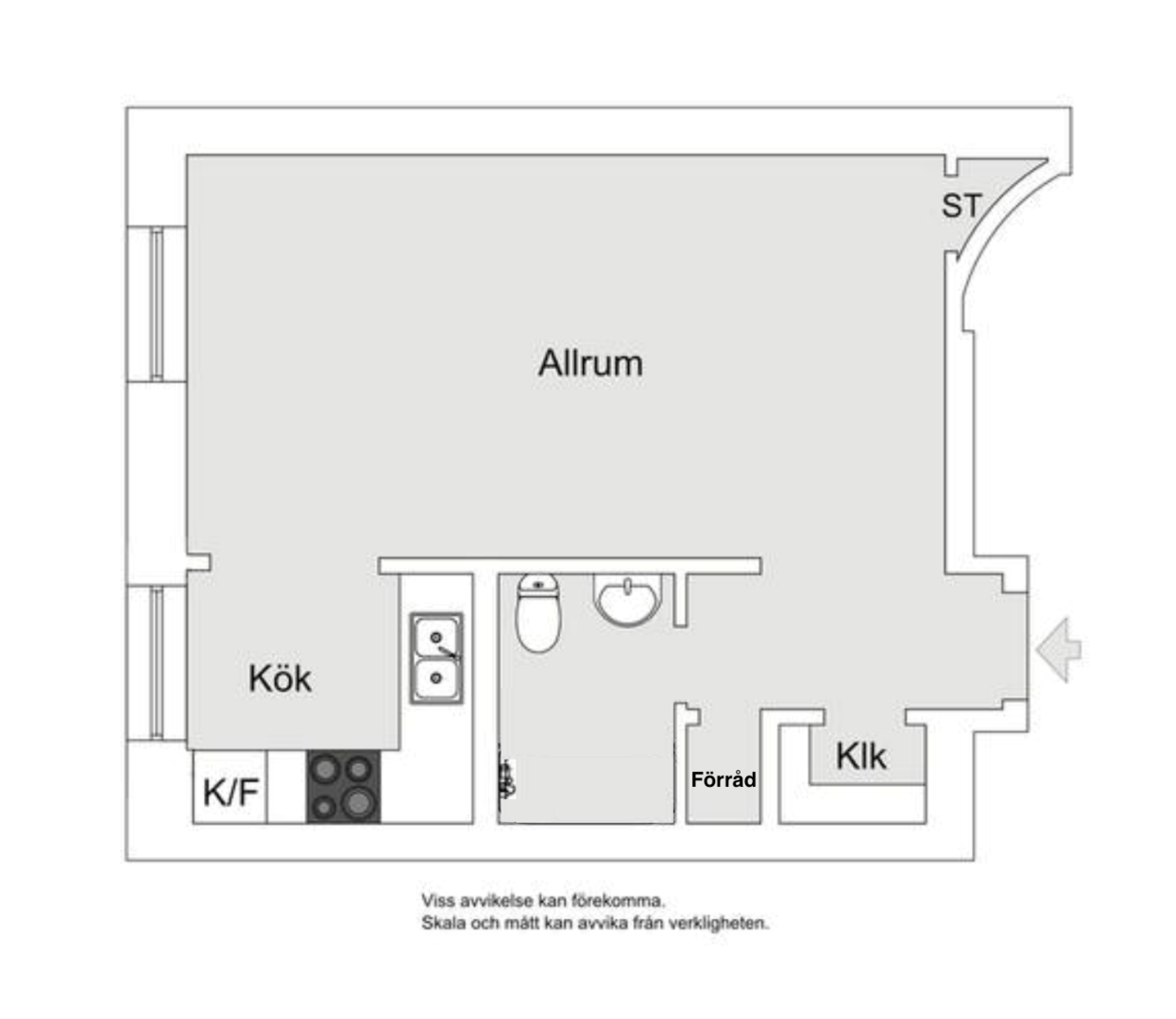 Planlösning från Starrbäcksgatan 6, Kommande i Centrala Sundbyberg, Sundbyberg