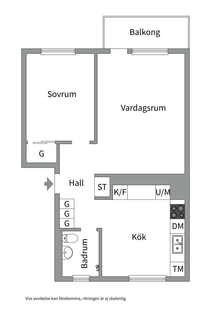 Planlösning från Cirkusvägen 8, Till salu i Midsommarkransen/Telefonplan/Västberga, Stockholm