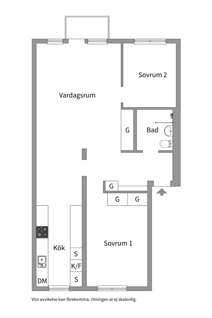 Planlösning från Skyttevägen 18E, 2tr, Kommande i Solsidan - Saltsjöbaden, Nacka