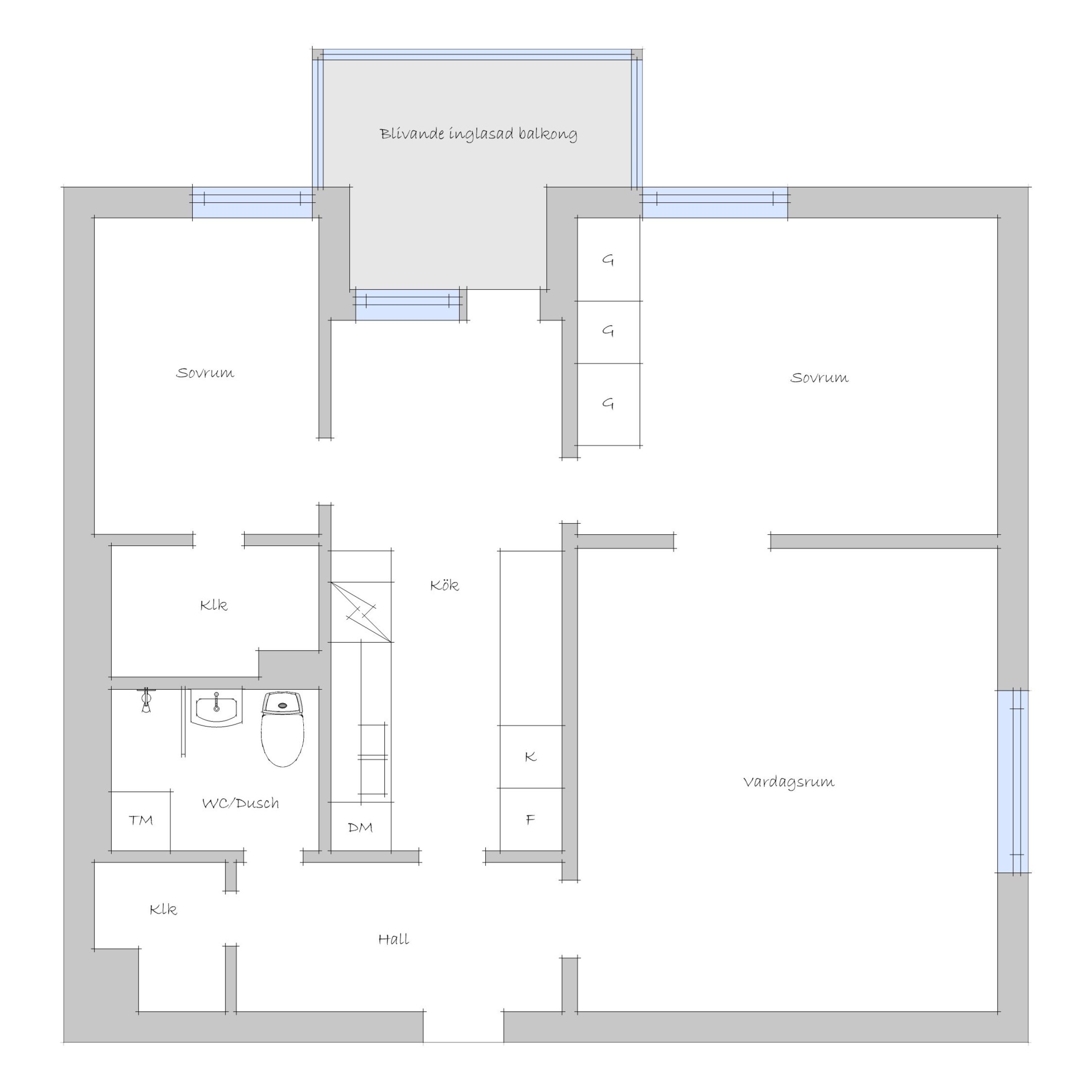 Alternativ planlösning 3rok