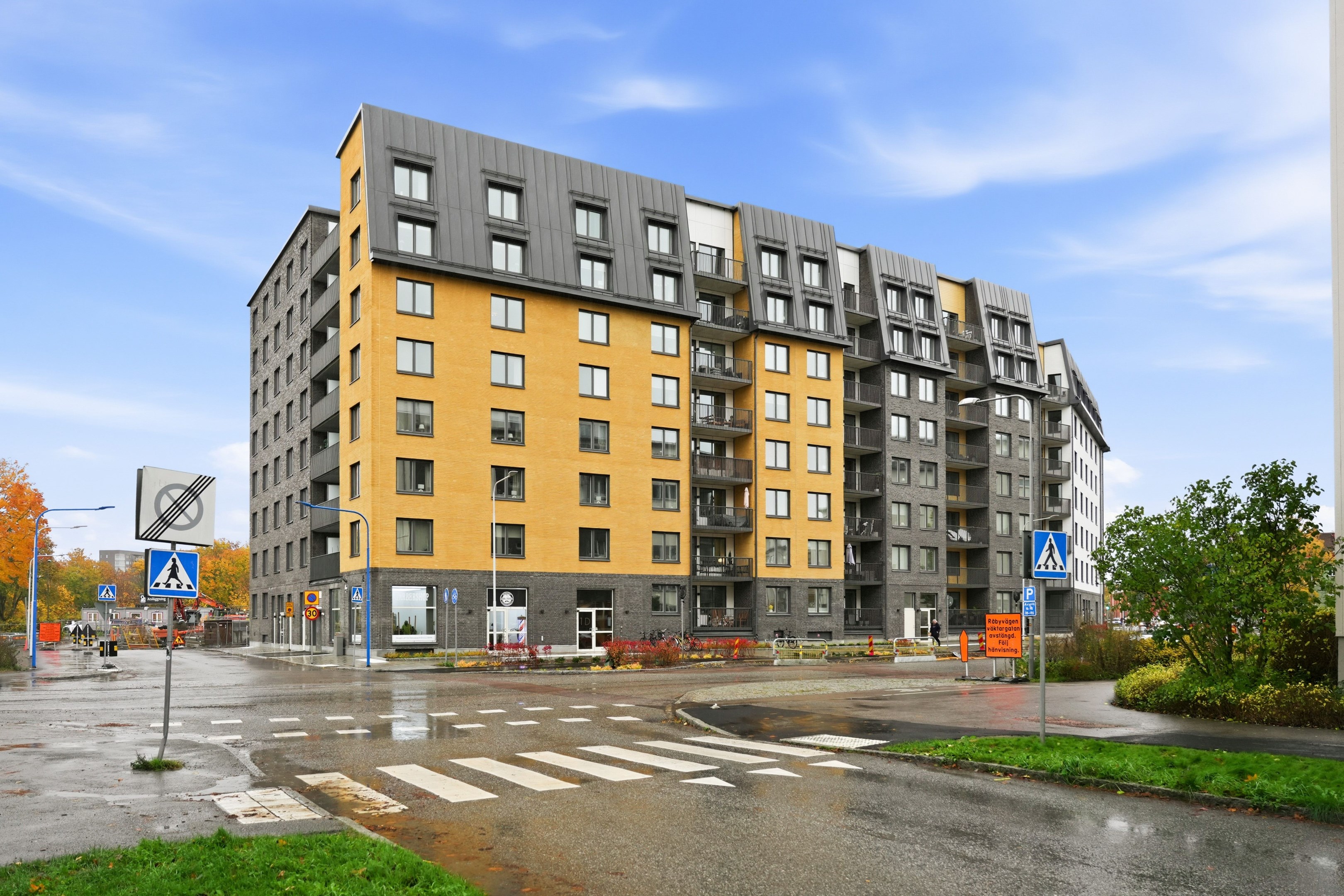 Bostadsbild från Vattholmavägen 1D, Kommande i Kapellgärdet, Uppsala