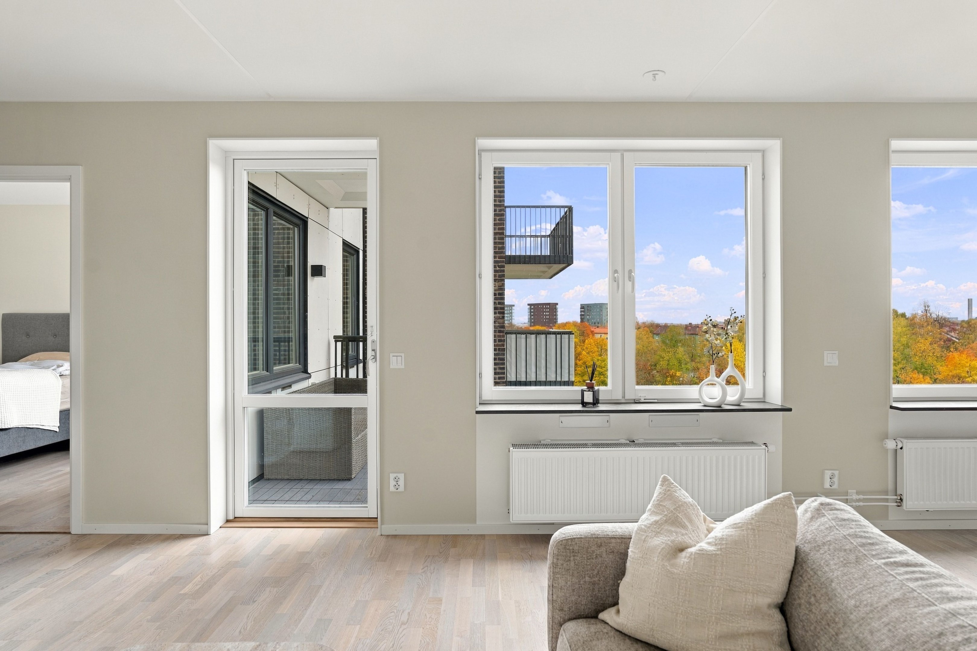 Bostadsbild från Vattholmavägen 1D, Kommande i Kapellgärdet, Uppsala